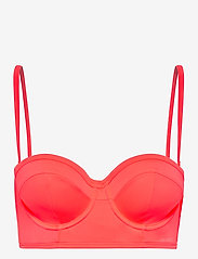 Salming - Bayview, padded wire bra - balconette bh-er - coral - 0