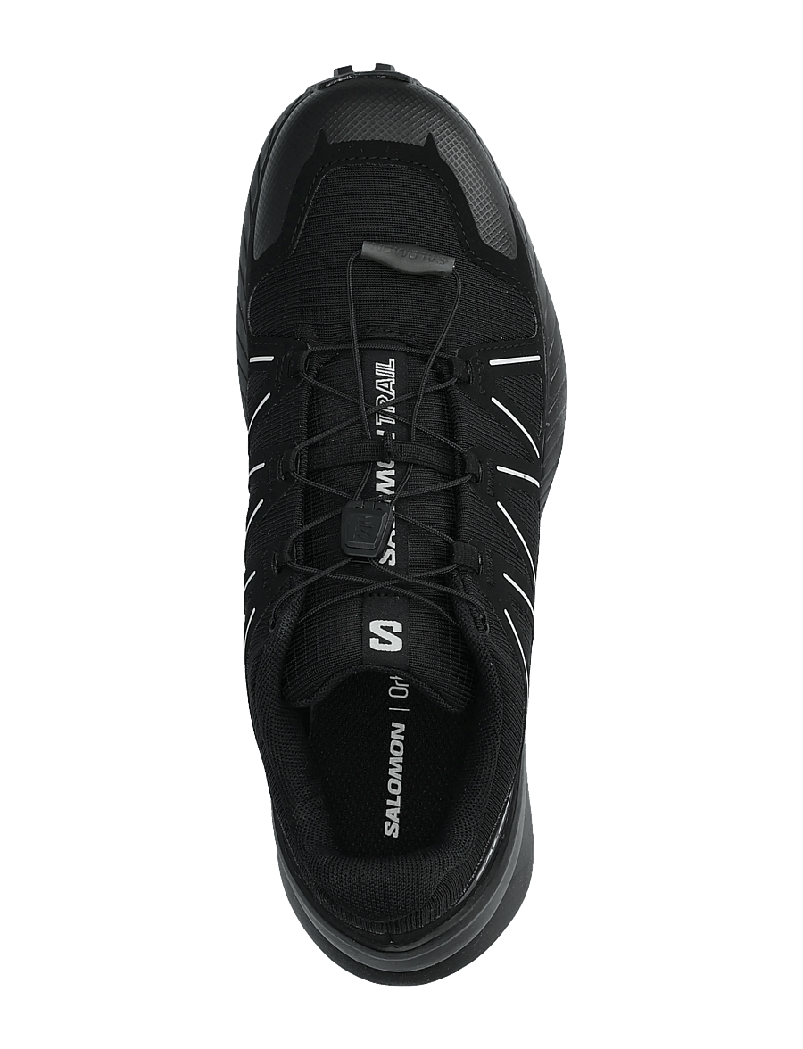 Salomon - SPEEDCROSS PEAK - jooksujalatsid - black / black / glacier gray - 3
