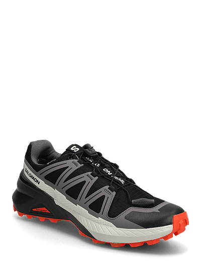 Salomon SPEEDCROSS PEAK GTX - Löparskor - BLACK / CASTLEROCK / CHERRY TOMATO / black