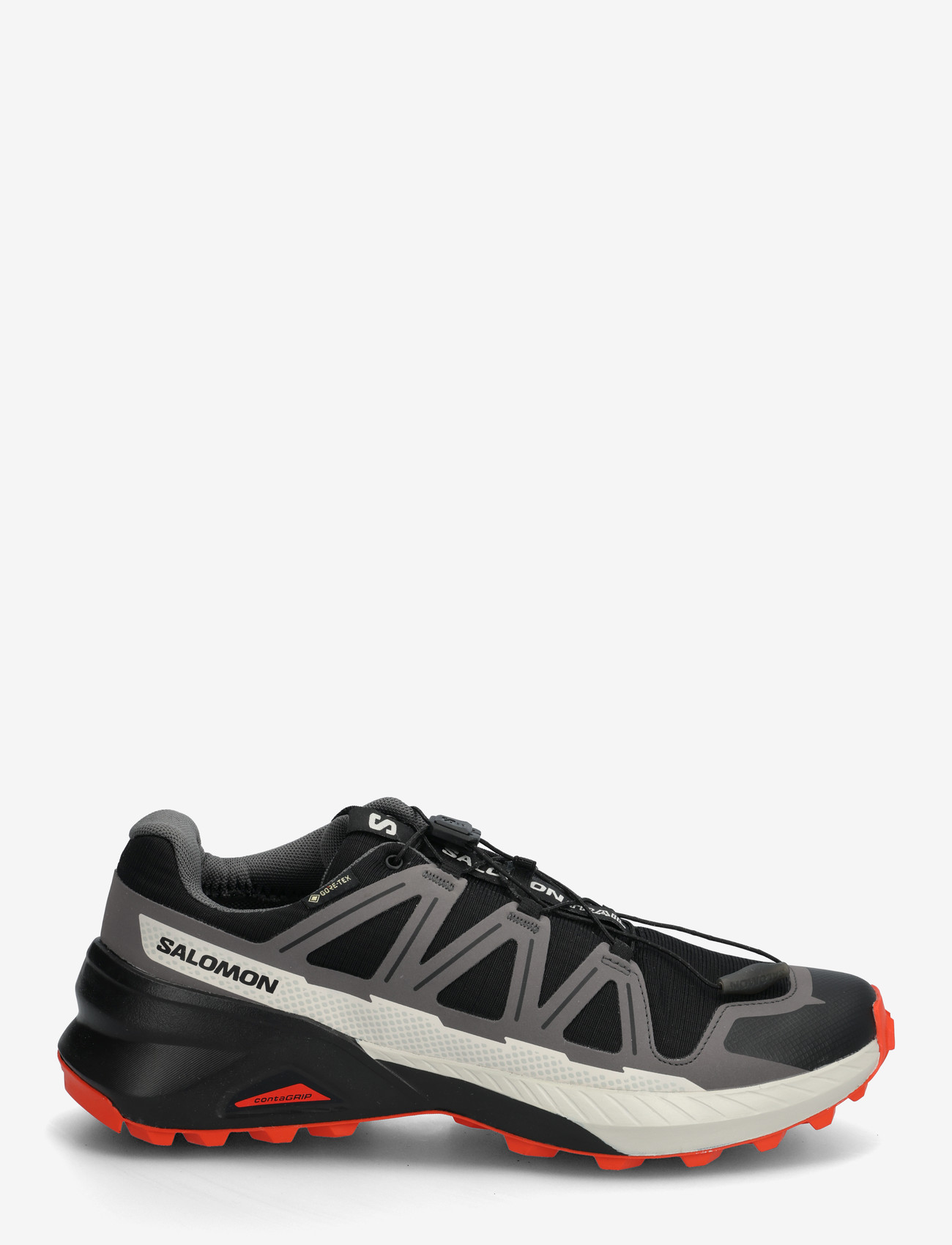 Salomon - SPEEDCROSS PEAK GTX - løbesko - black / castlerock / cherry tomato - 2