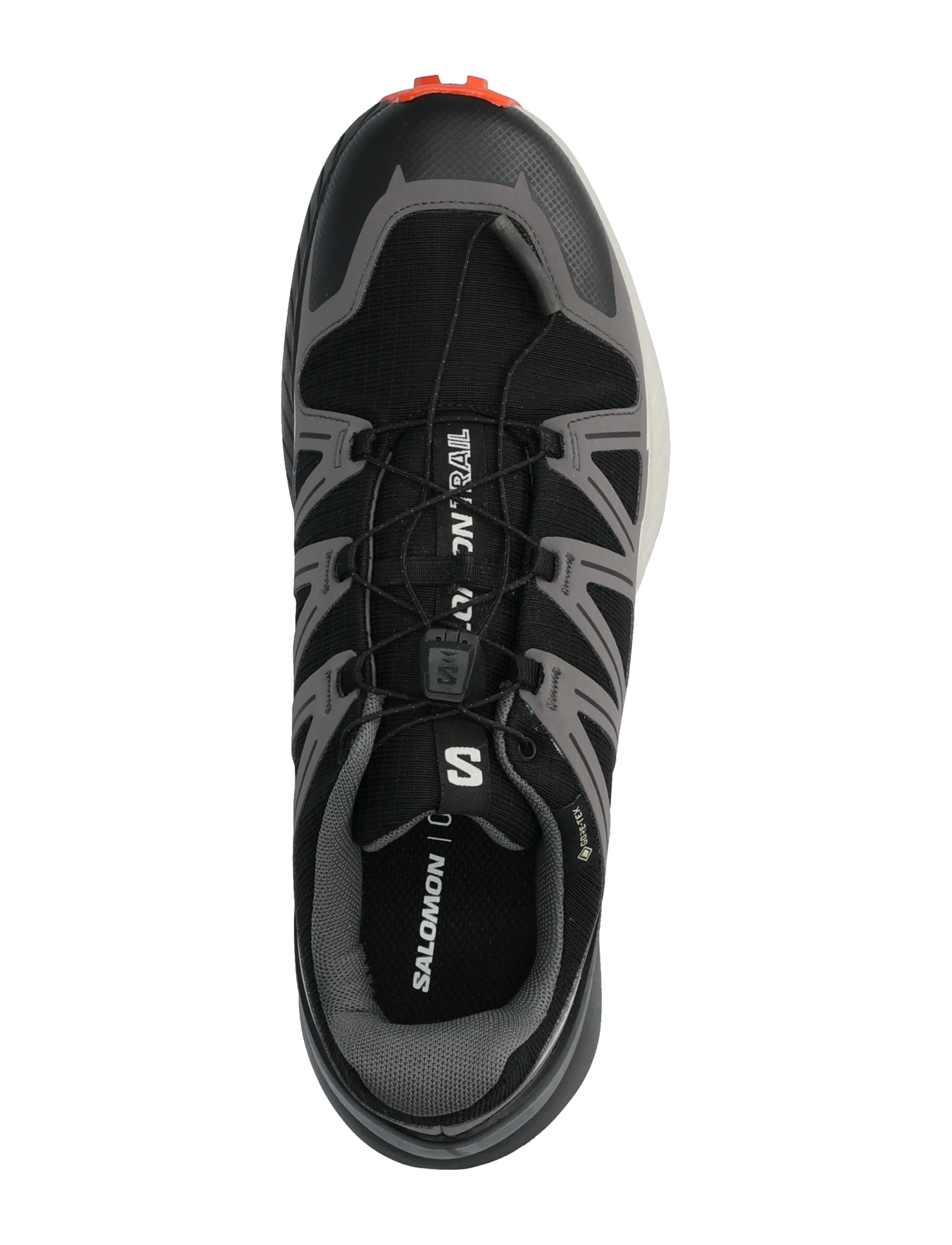Salomon - SPEEDCROSS PEAK GTX - running shoes - black / castlerock / cherry tomato - 3