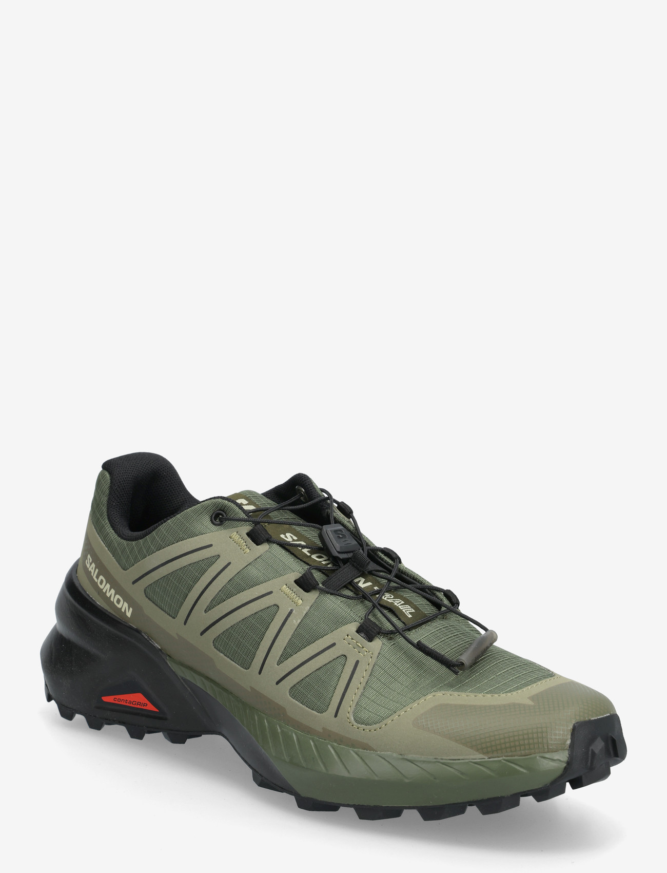 Salomon - SPEEDCROSS PEAK - running shoes - olive night / deep lichen green / black - 0