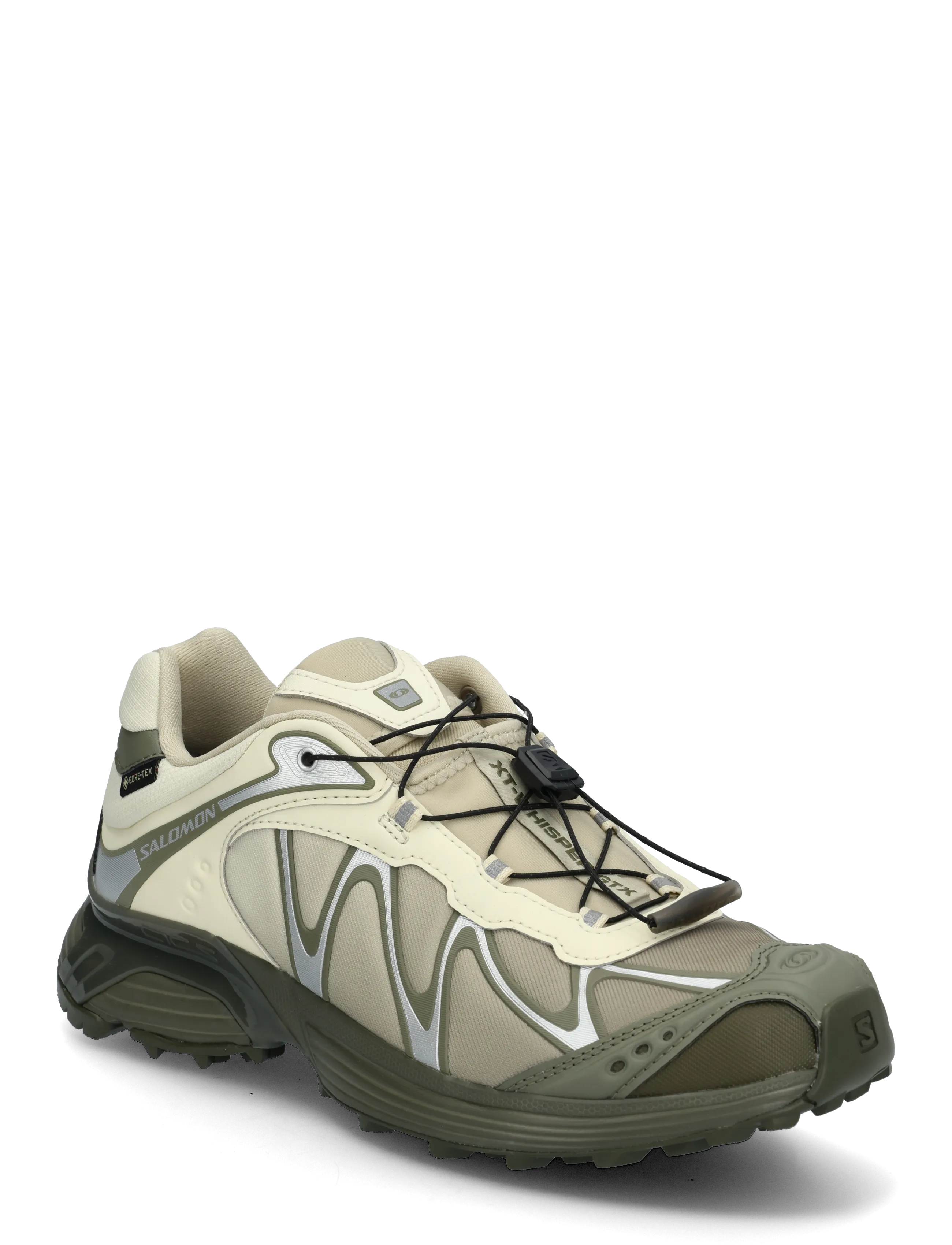 Salomon XT-WHISPER Gore-Tex - Sneakers - ASPARG/DLICGR/GRAPE / khaki/green
