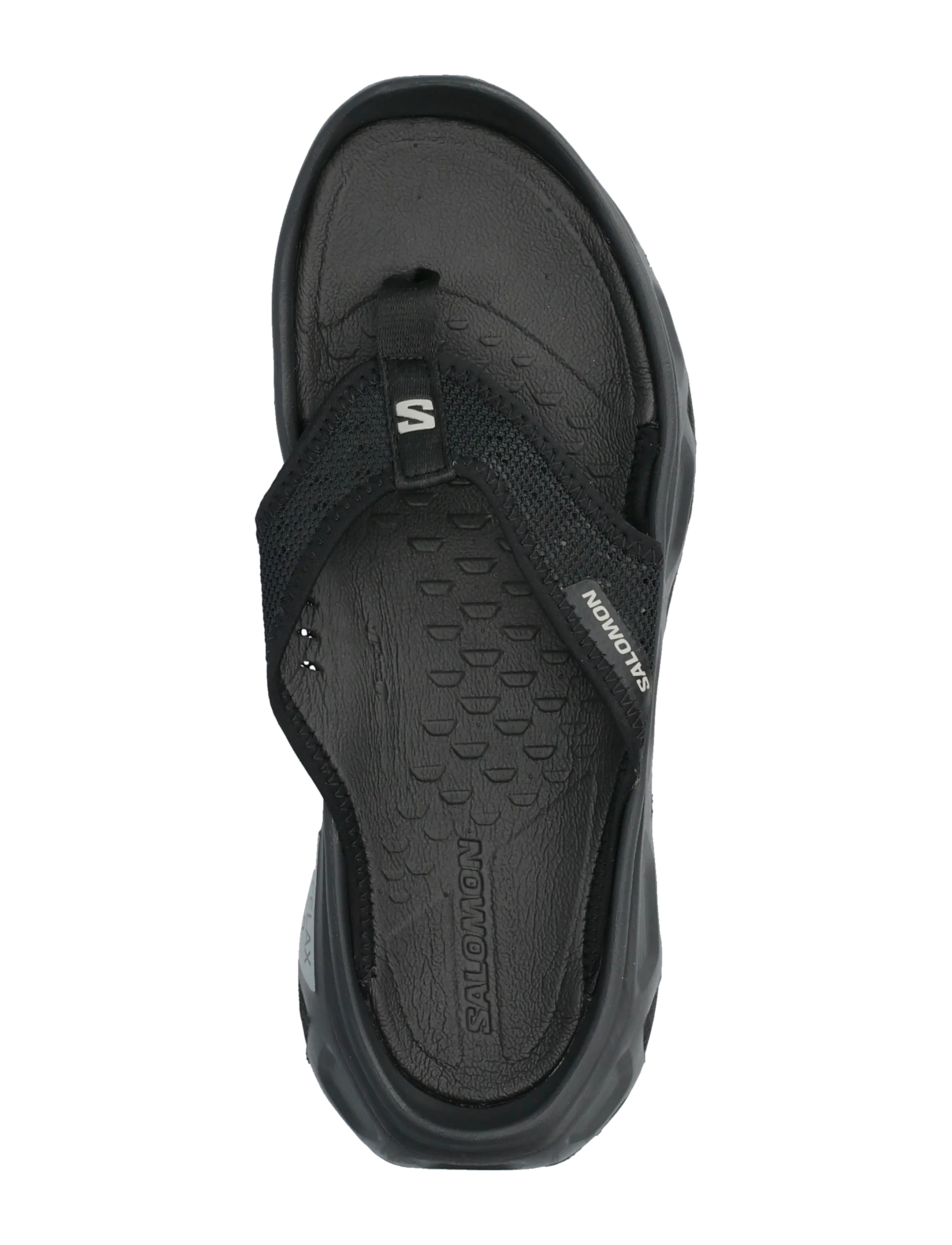 Salomon - REELAX SLIDE 6.0 - sandaler og slippers - black / black / alloy - 3