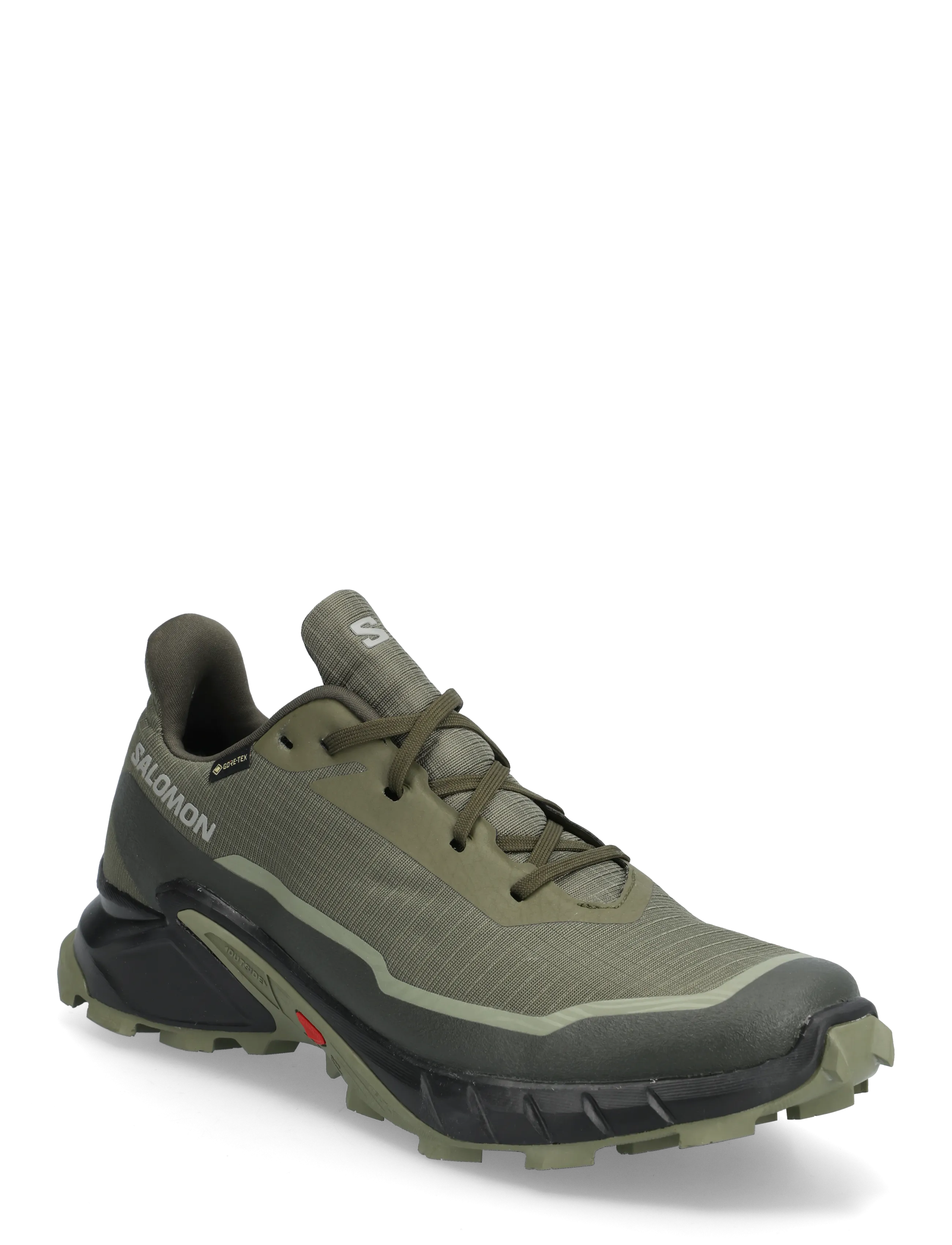 Salomon CROSS ALPHACROSS 5 GTX - Buty - OLIVE NIGHT / BLACK / DEEP LICHEN GREEN / khaki/green