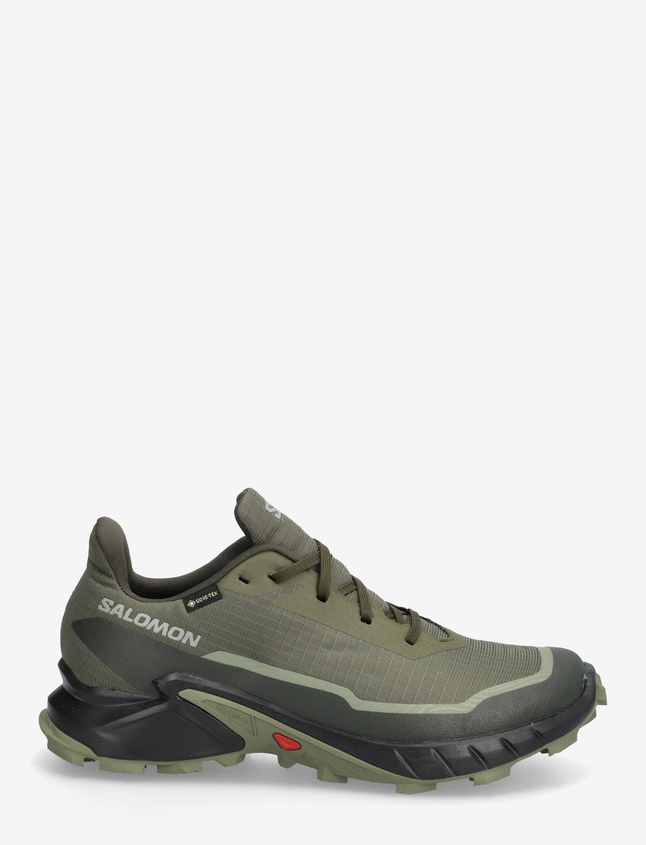 Salomon - CROSS ALPHACROSS 5 GTX - vandringsskor - olive night / black / deep lichen green - 1