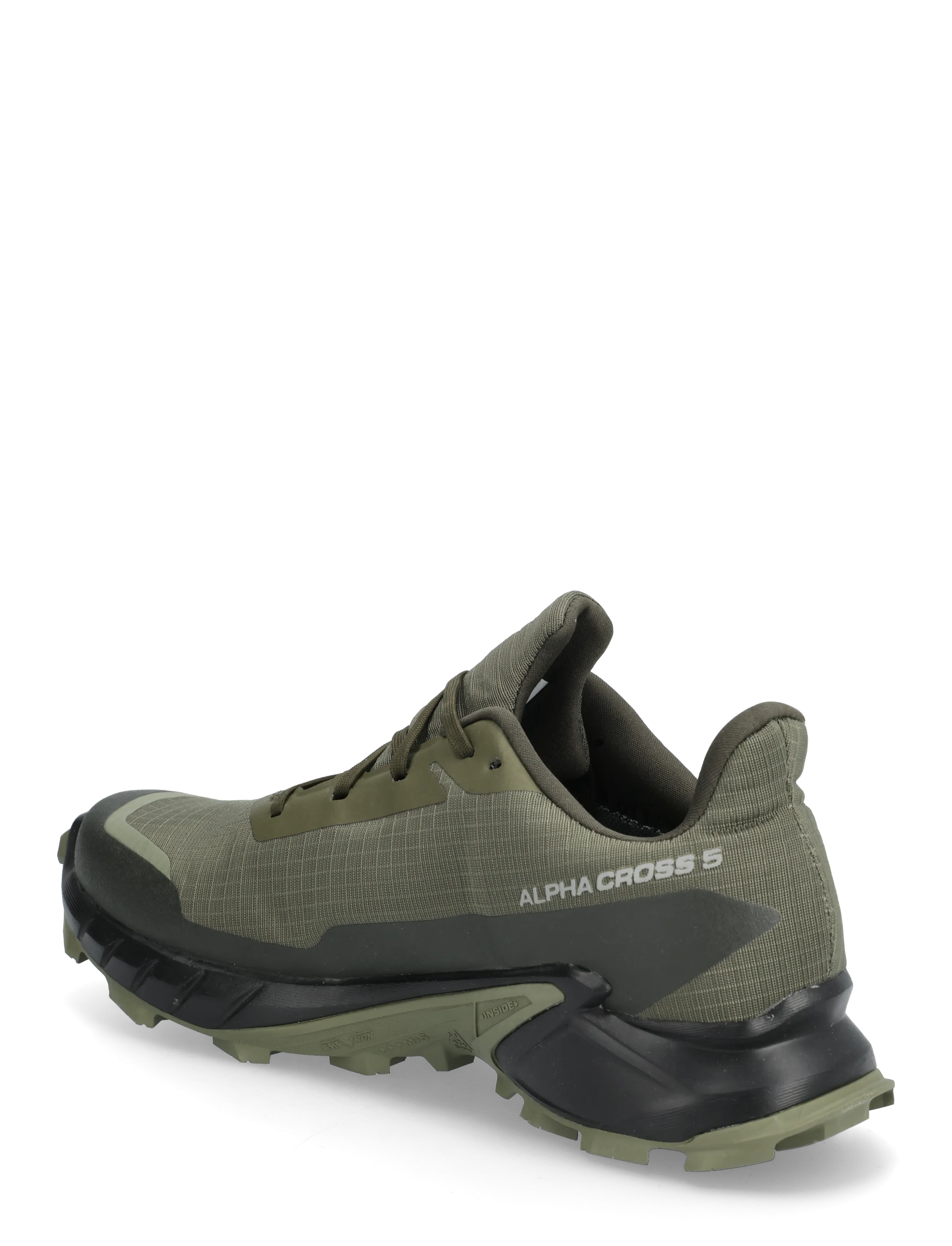 Salomon - CROSS ALPHACROSS 5 GTX - vandringsskor - olive night / black / deep lichen green - 2