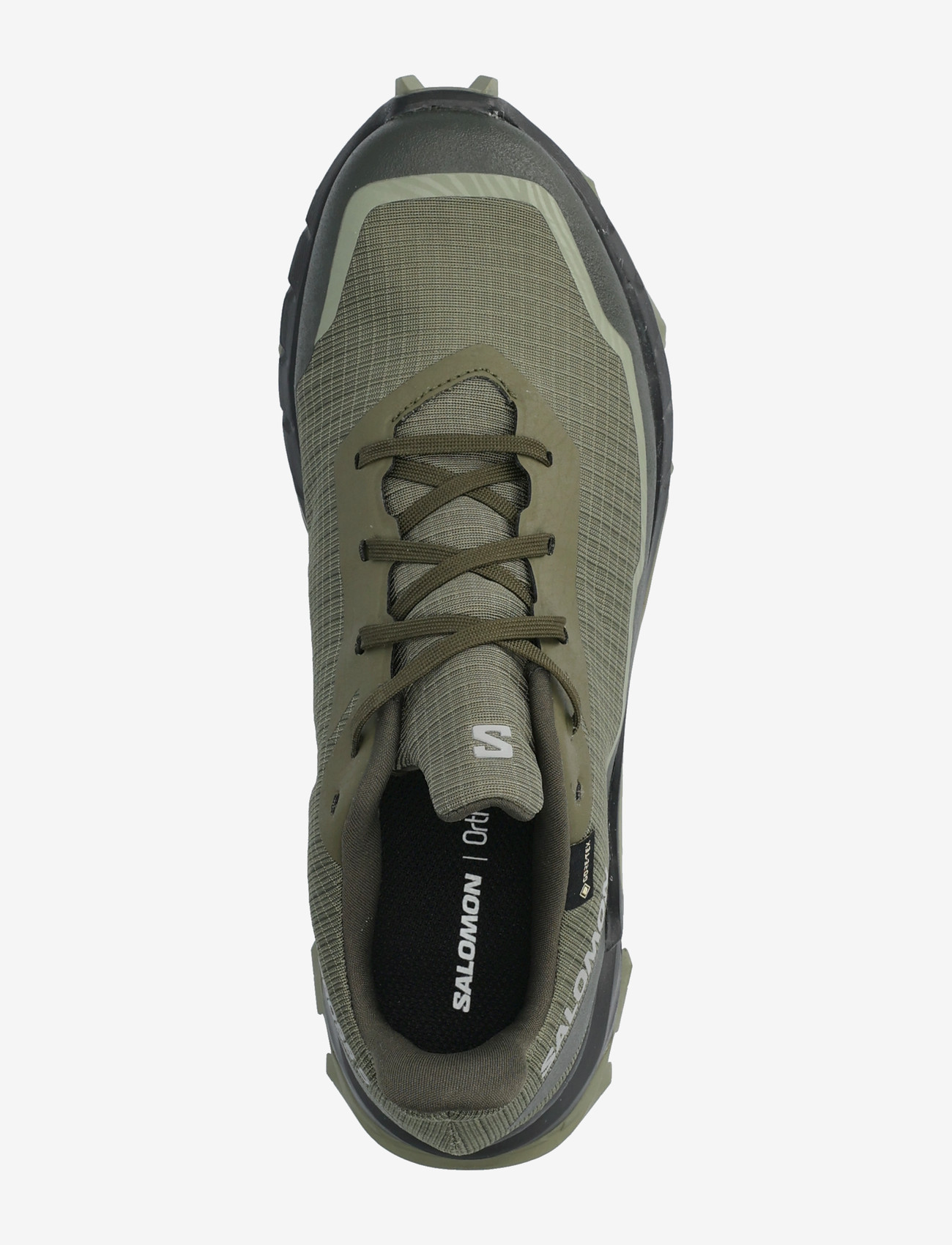 Salomon - CROSS ALPHACROSS 5 GTX - vandringsskor - olive night / black / deep lichen green - 3