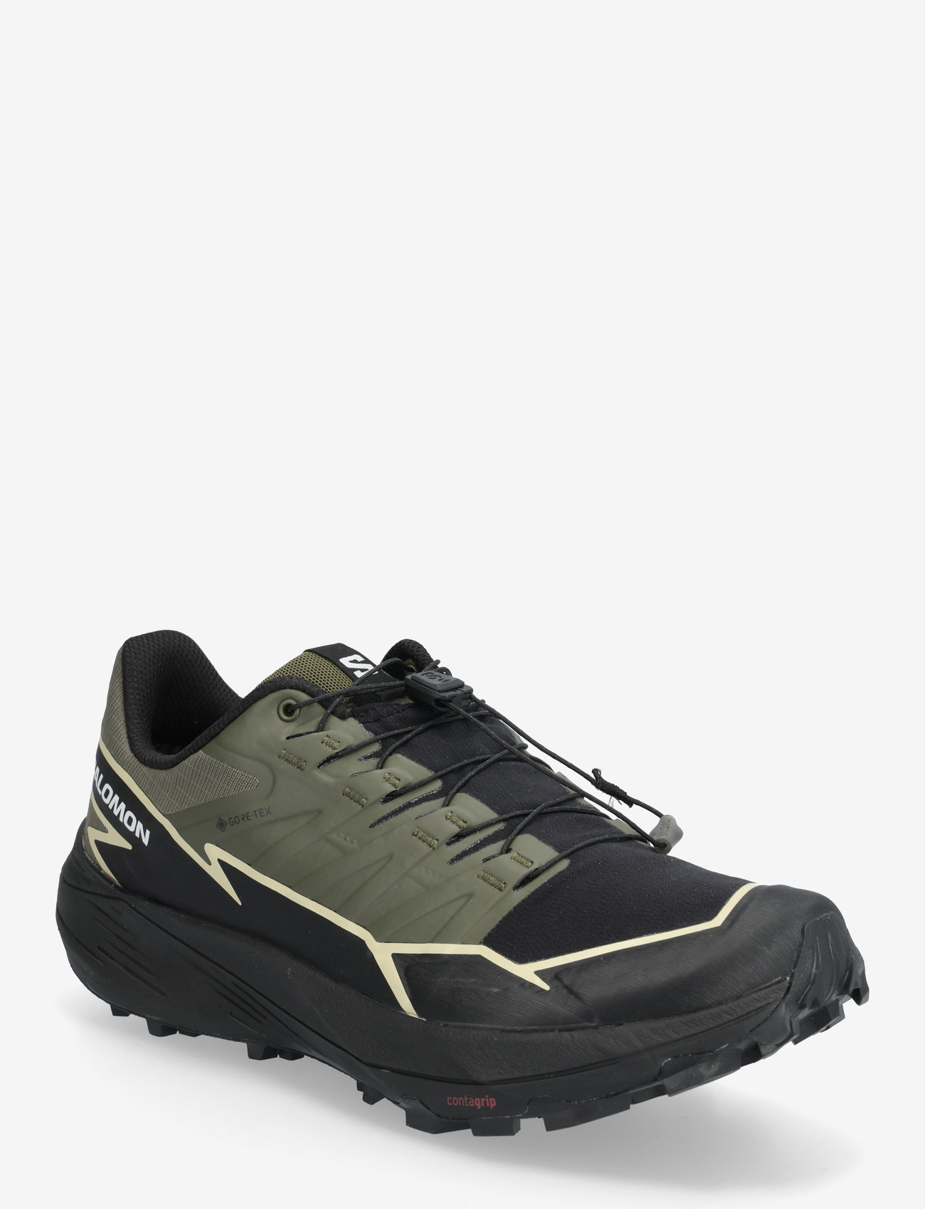 Salomon - CROSS THUNDERCROSS GTX - matka- ja kõndimisjalatsid - olive night / black / alfalfa - 0