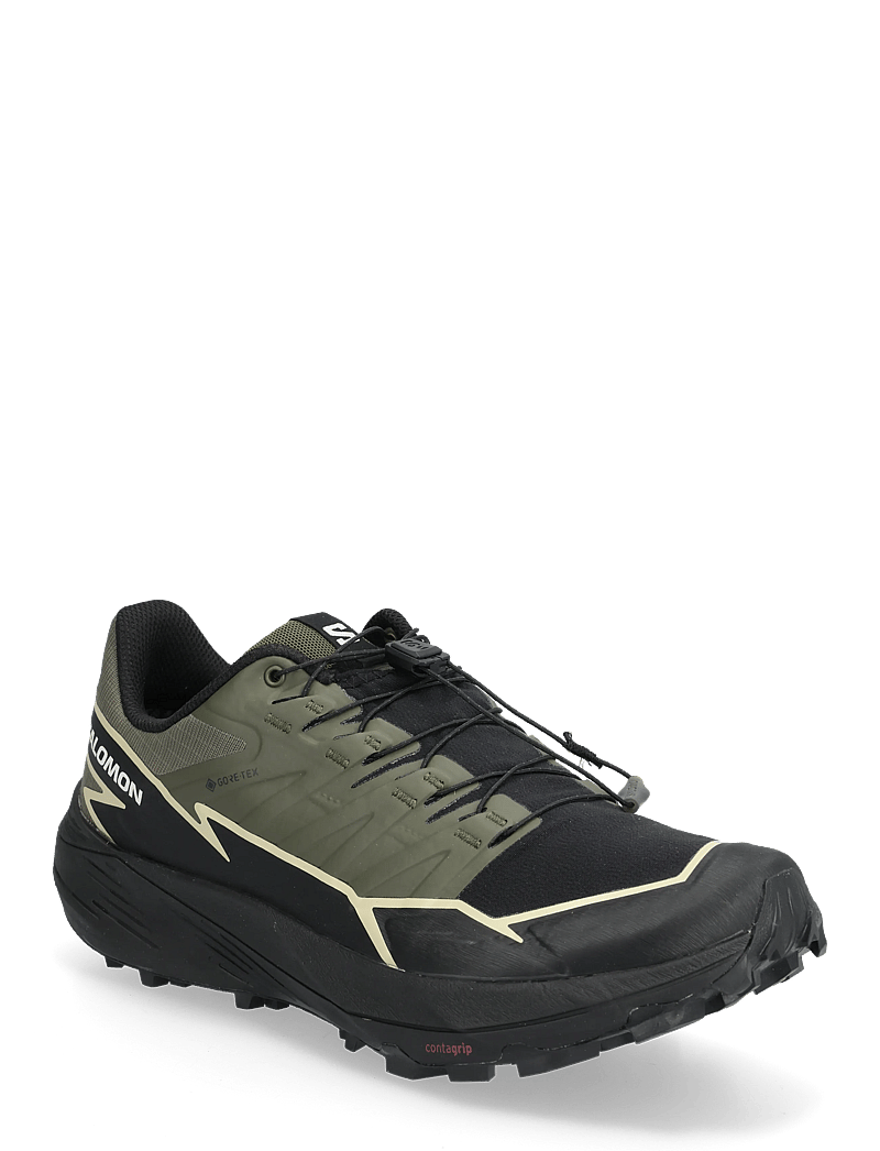 Salomon - CROSS THUNDERCROSS GTX - matka- ja kõndimisjalatsid - olive night / black / alfalfa - 0