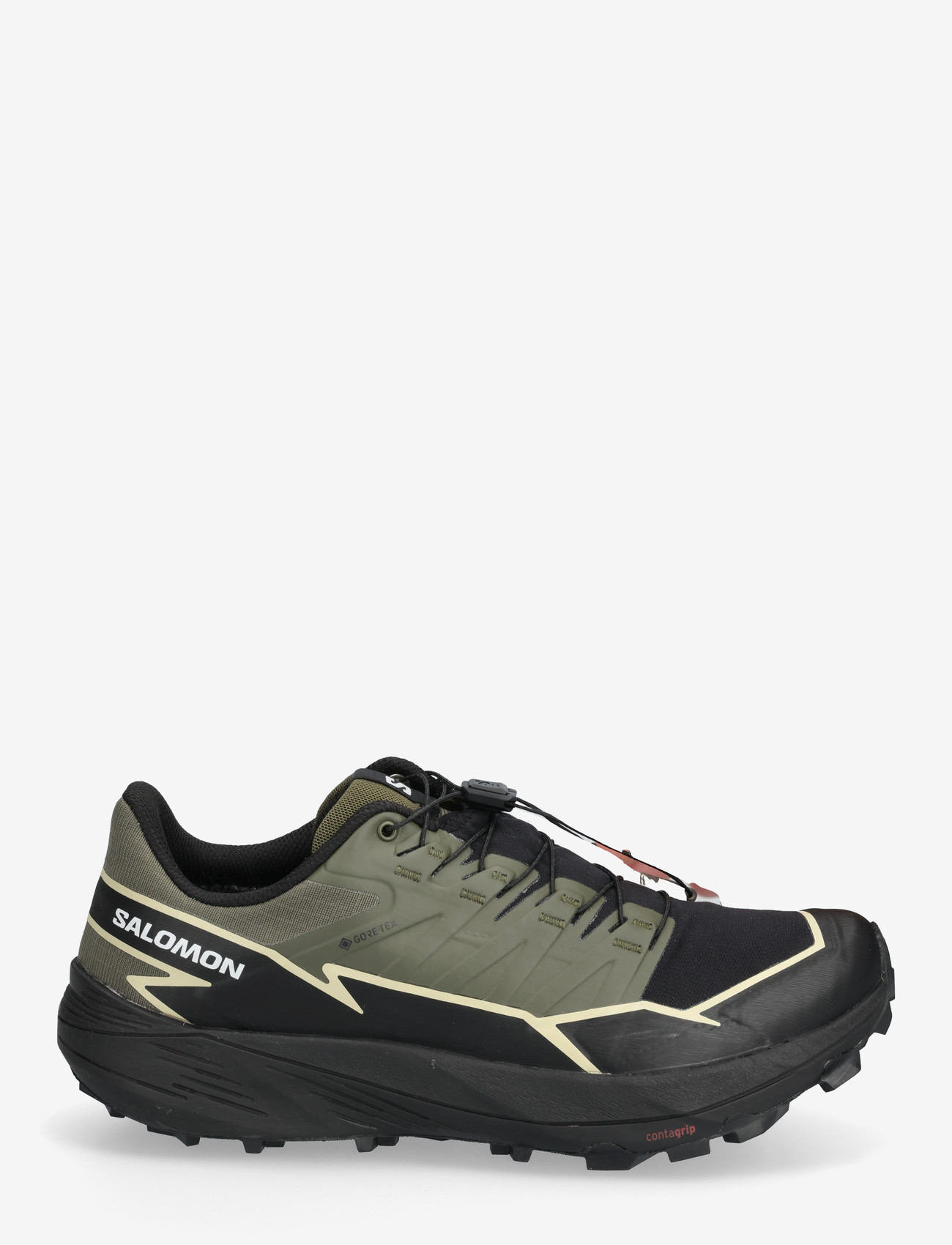 Salomon - CROSS THUNDERCROSS GTX - matka- ja kõndimisjalatsid - olive night / black / alfalfa - 1