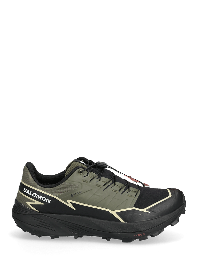 Salomon - CROSS THUNDERCROSS GTX - matka- ja kõndimisjalatsid - olive night / black / alfalfa - 1