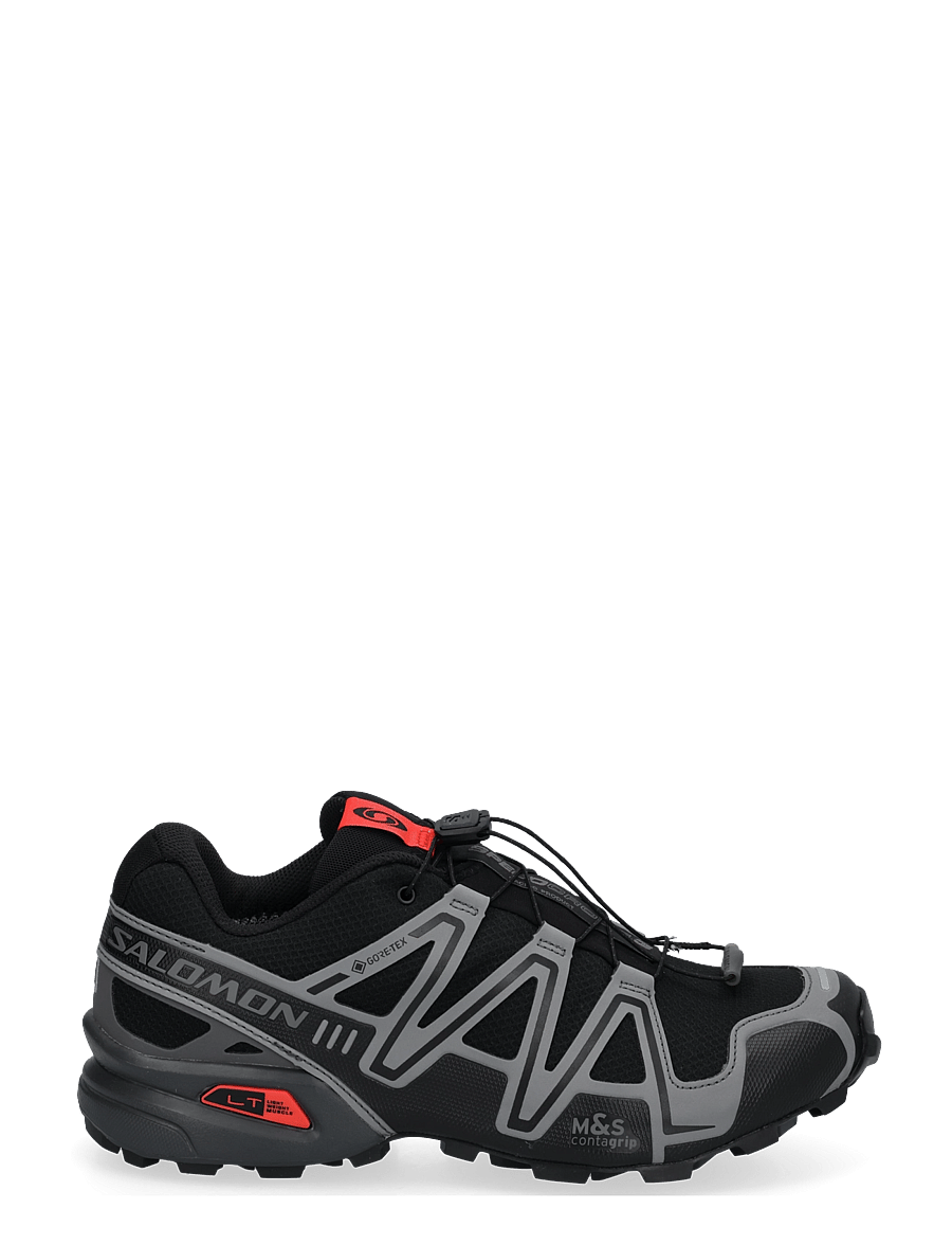 Salomon - SPEEDCROSS 3 Gore-Tex - low tops - black/asphal/flsc - 2