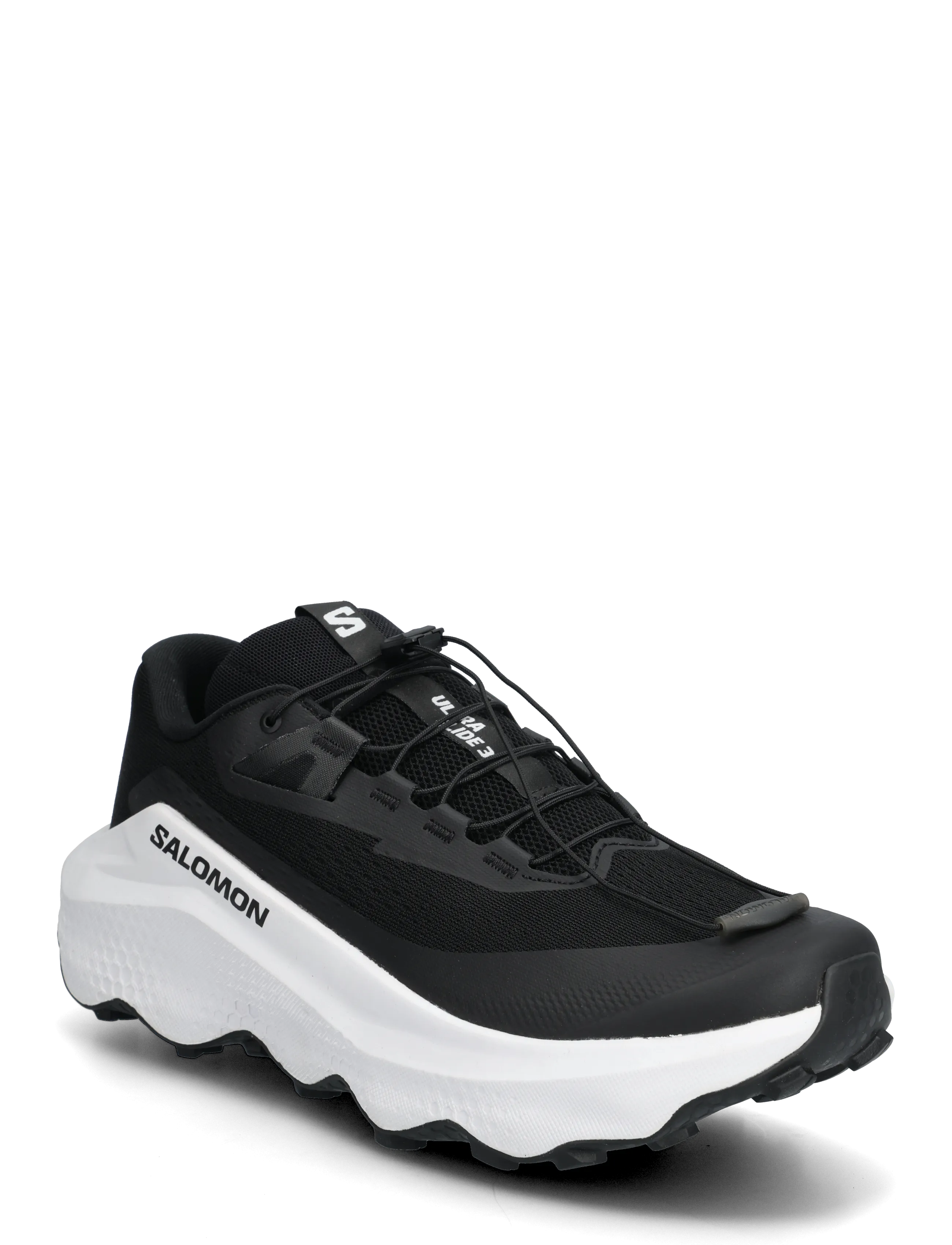 Salomon ULTRA GLIDE 3 - Spordijalatsid - BLACK / WHITE / BLACK / black