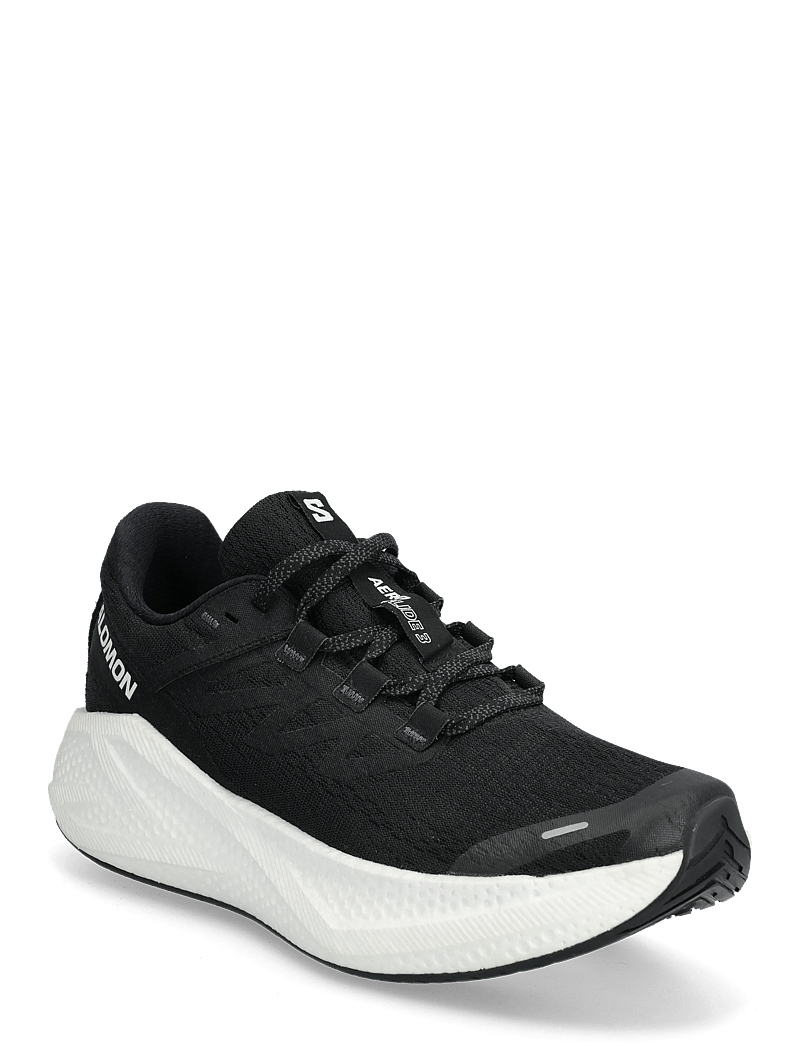 Salomon - AERO GLIDE 3 - laufschuhe - black / white / asphalt - 0