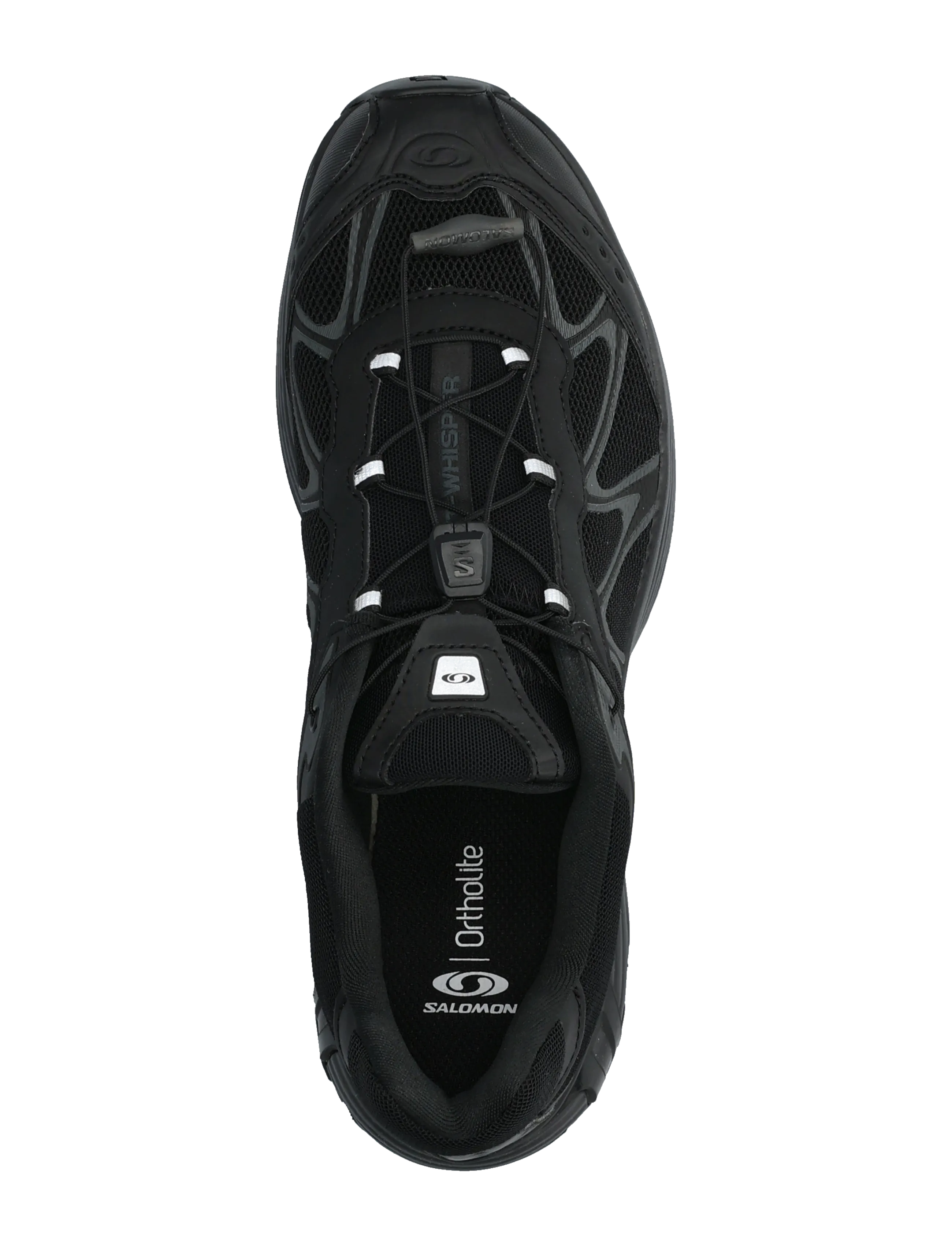 Salomon - XT-WHISPER - niedrige sneaker - black/black/asphalt - 3