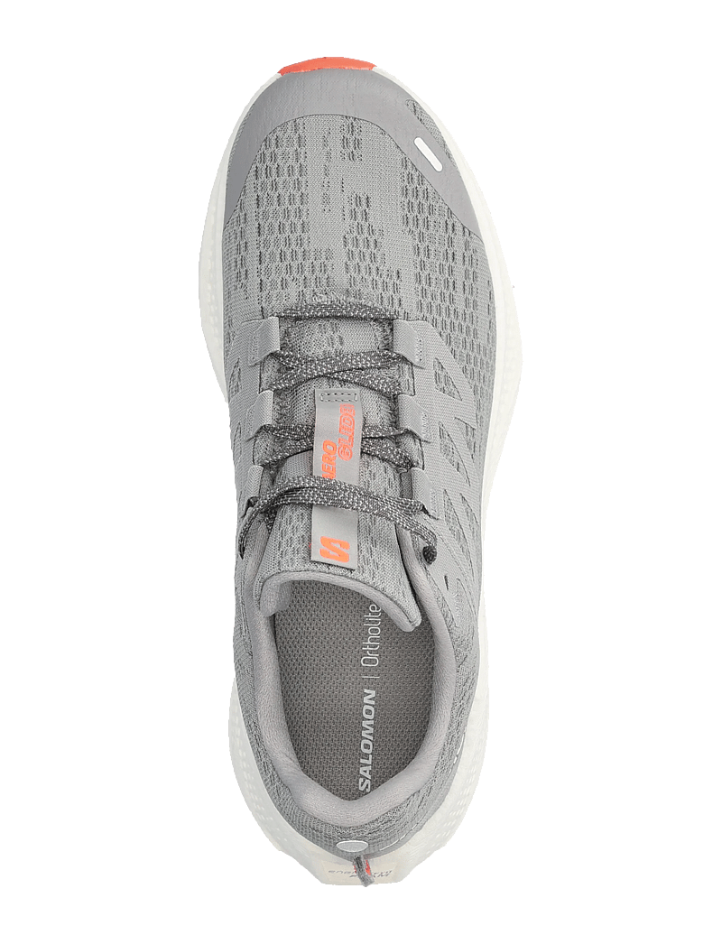 Salomon - AERO GLIDE 3 - running shoes - alloy / vanilla ice / neon flame - 3