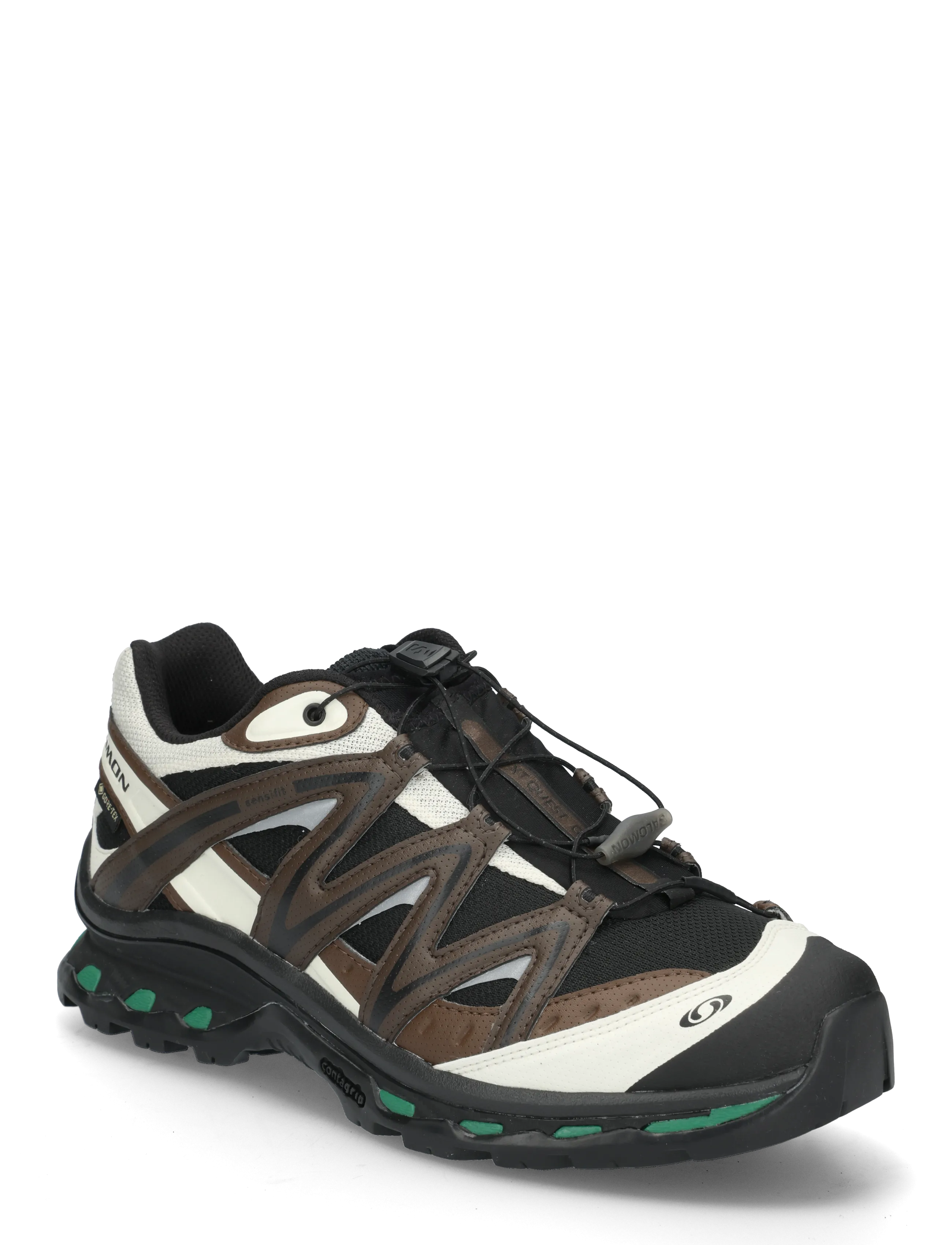 Salomon XT-QUEST Gore-Tex - Jalanõud - BLACK/DLCISO/GREENJ / brown