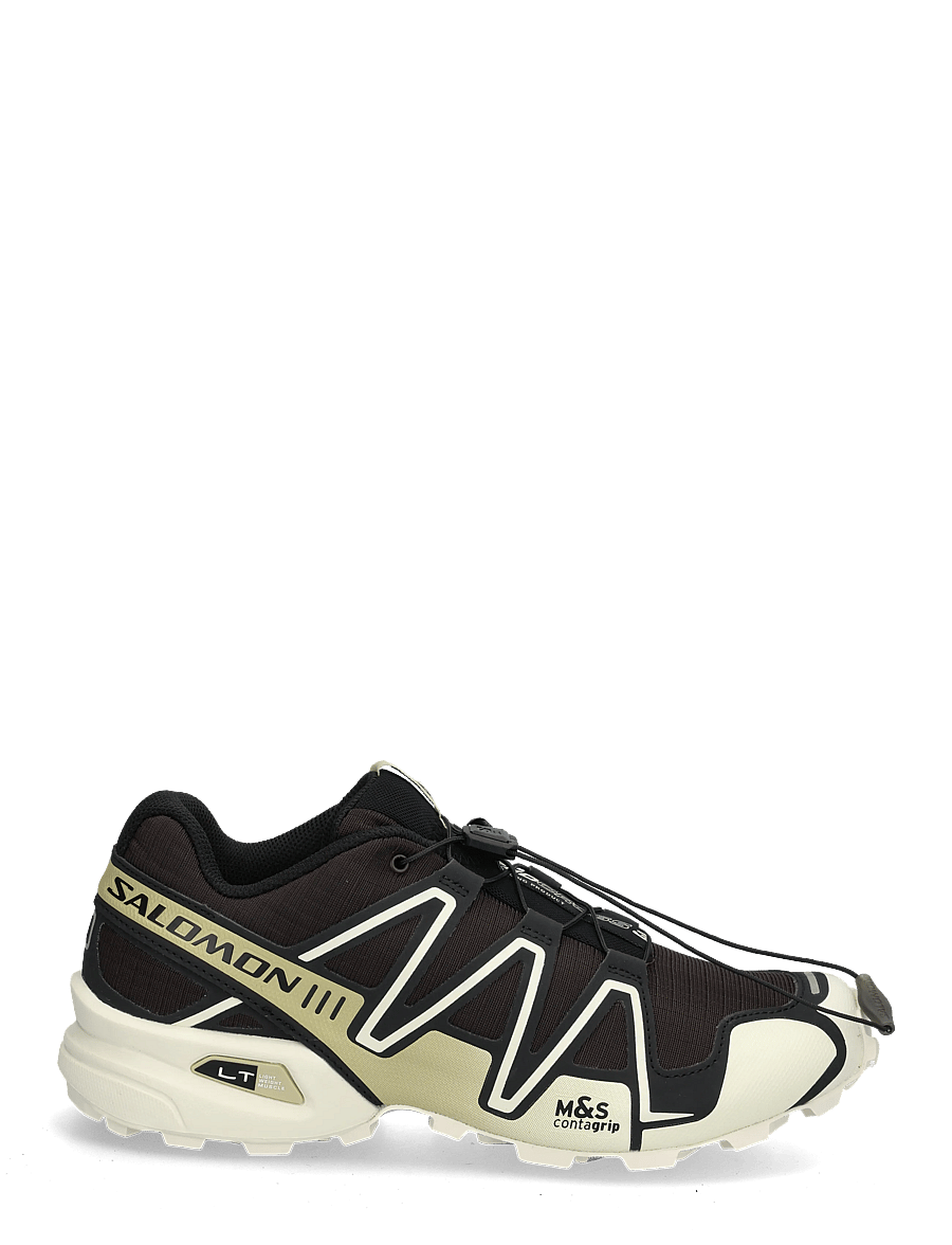 Salomon - SPEEDCROSS 3 - lave sneakers - blkcof/vanila/bog - 2