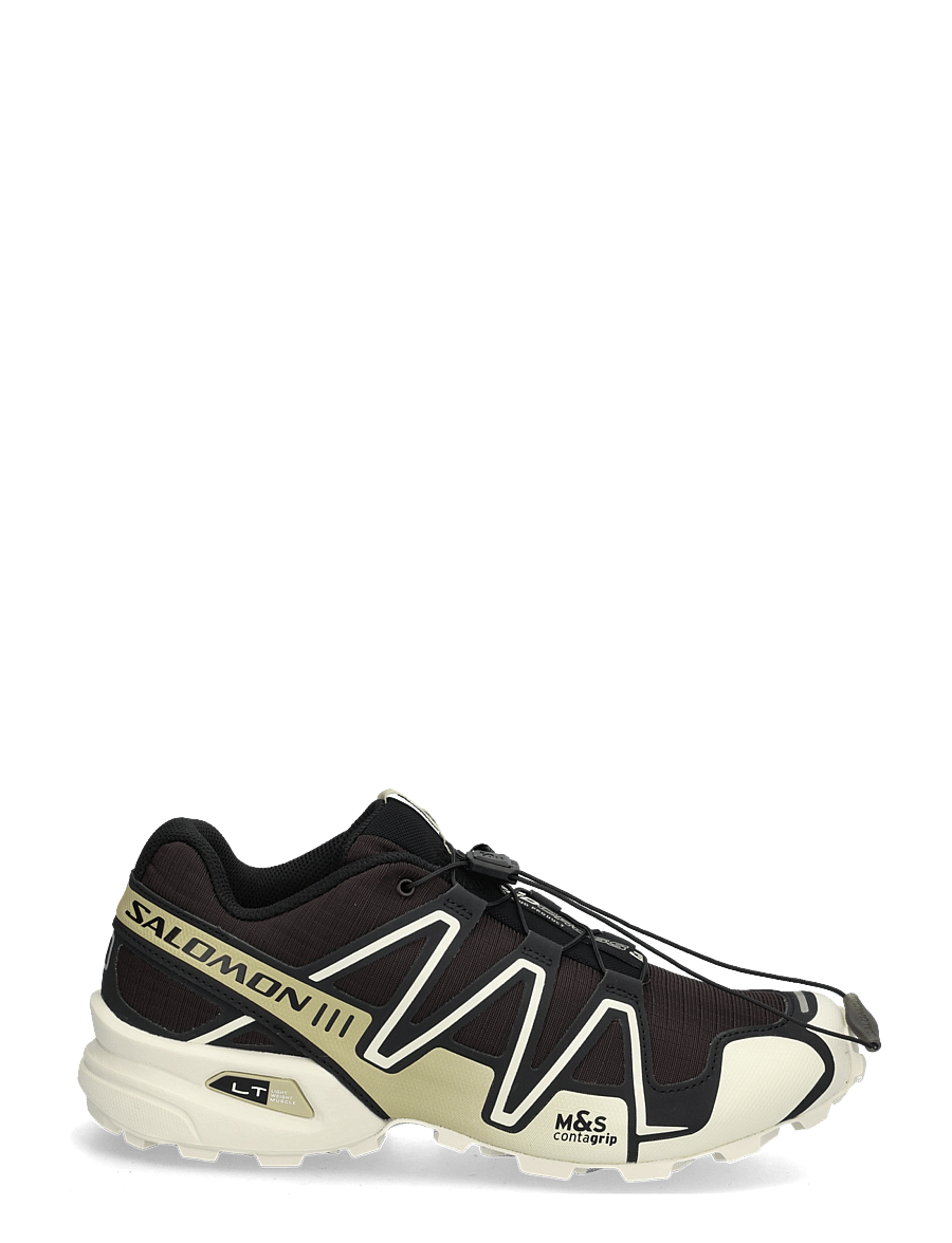 Salomon - SPEEDCROSS 3 - lave sneakers - blkcof/vanila/bog - 2