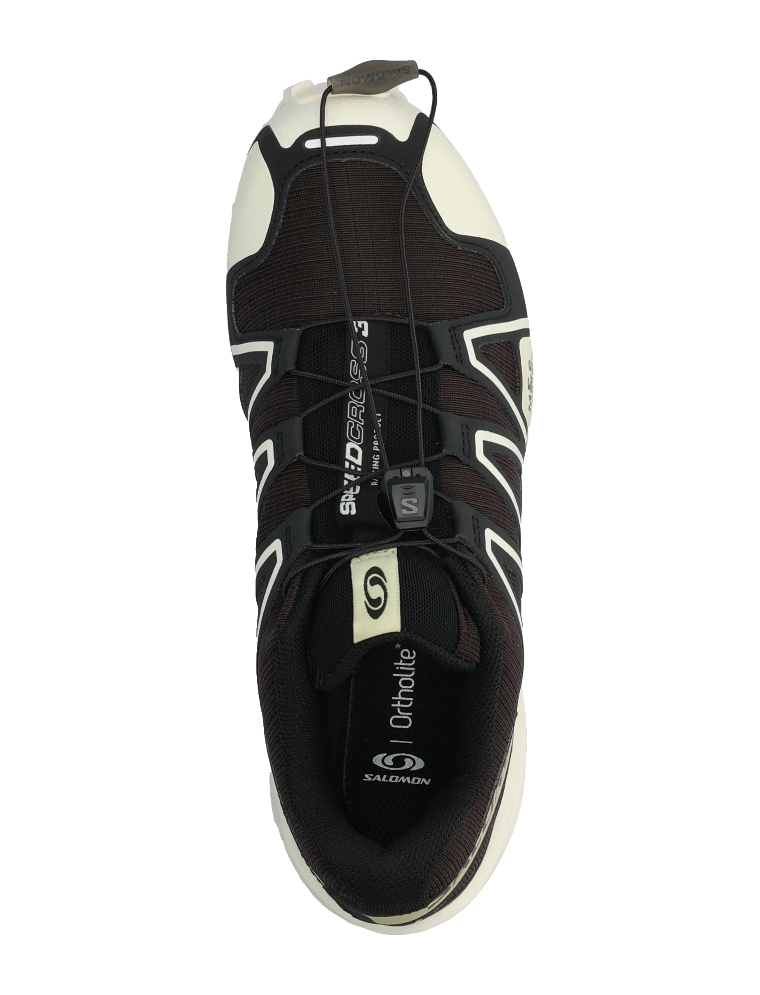 Salomon - SPEEDCROSS 3 - lave sneakers - blkcof/vanila/bog - 3