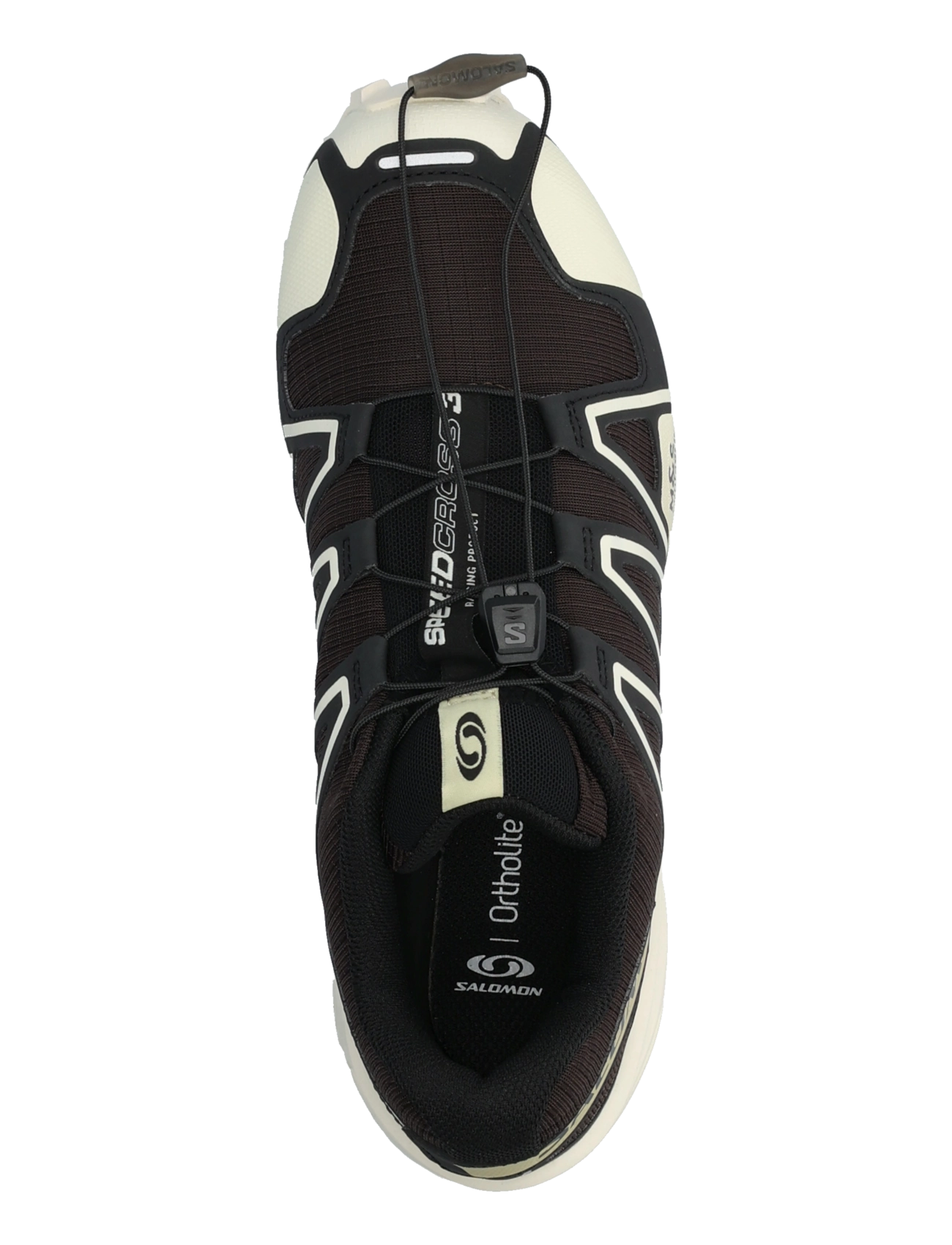 Salomon - SPEEDCROSS 3 - lave sneakers - blkcof/vanila/bog - 3