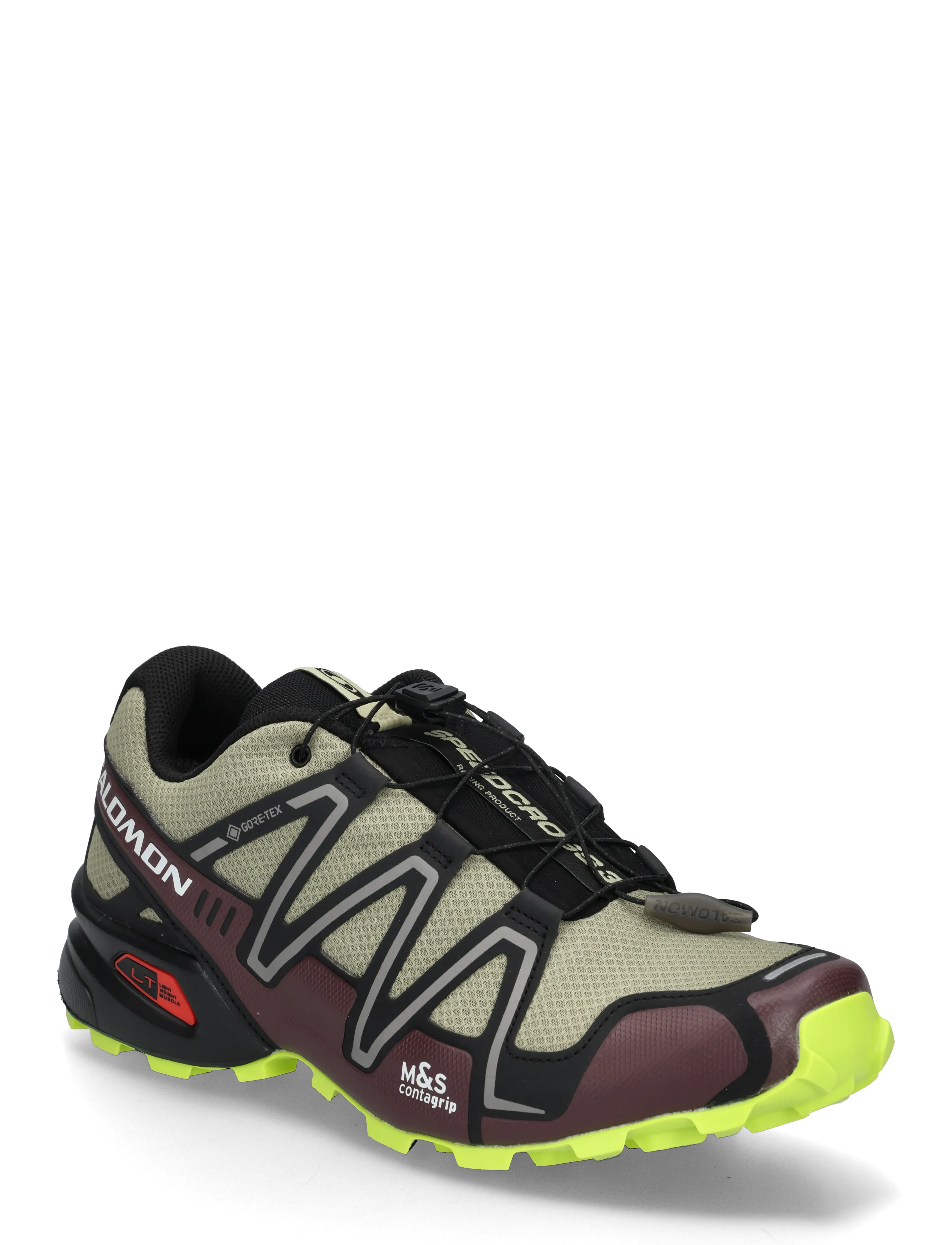 Salomon SPEEDCROSS 3 Gore-Tex - Salomon - SILVES/HUCKLE/BLA / khaki/green