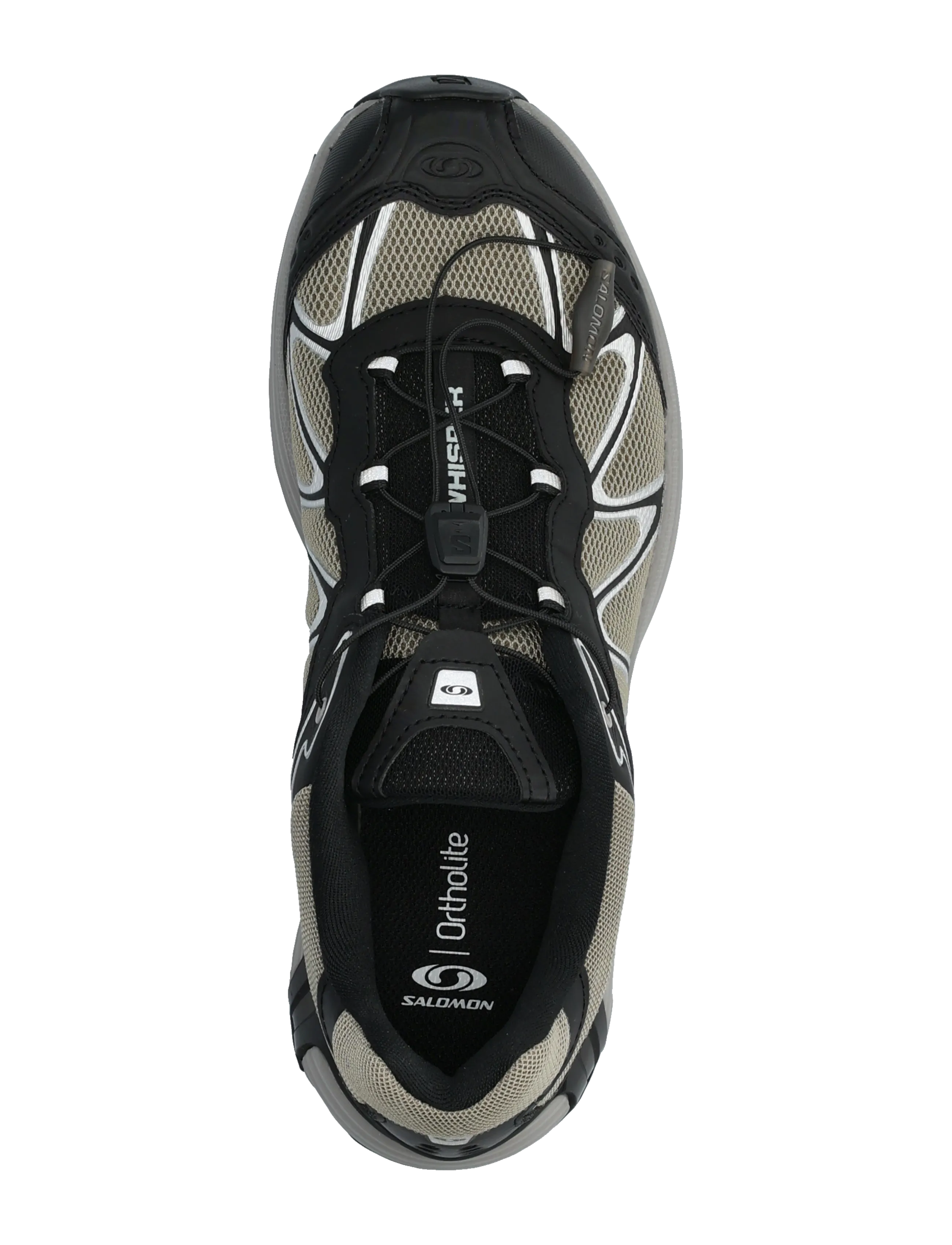 Salomon - XT-WHISPER - lave sneakers - silves/black/ftw silver - 3