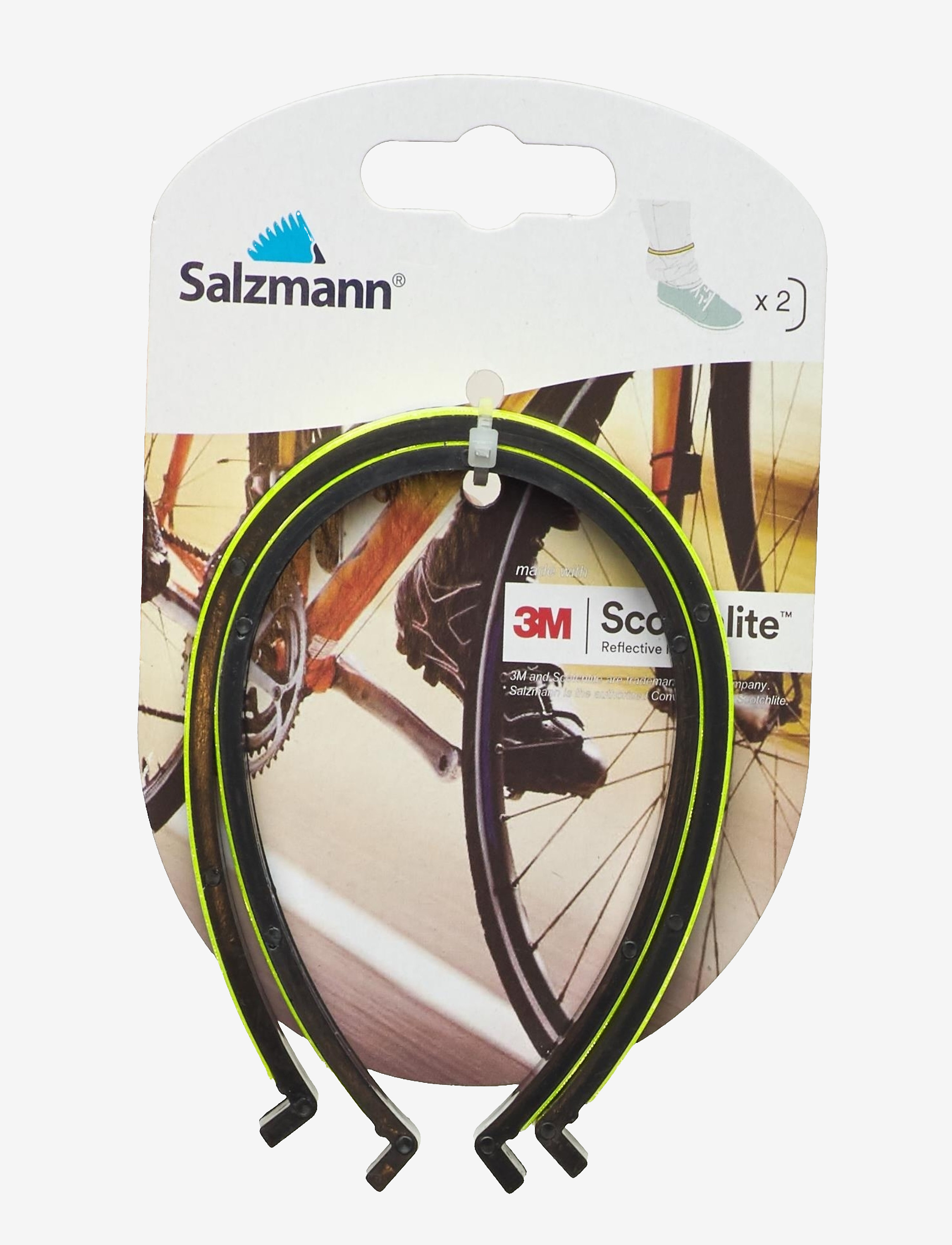 Salzmann Reflective Pant Clip - Cykling - SAFETY YELLOW / yellow