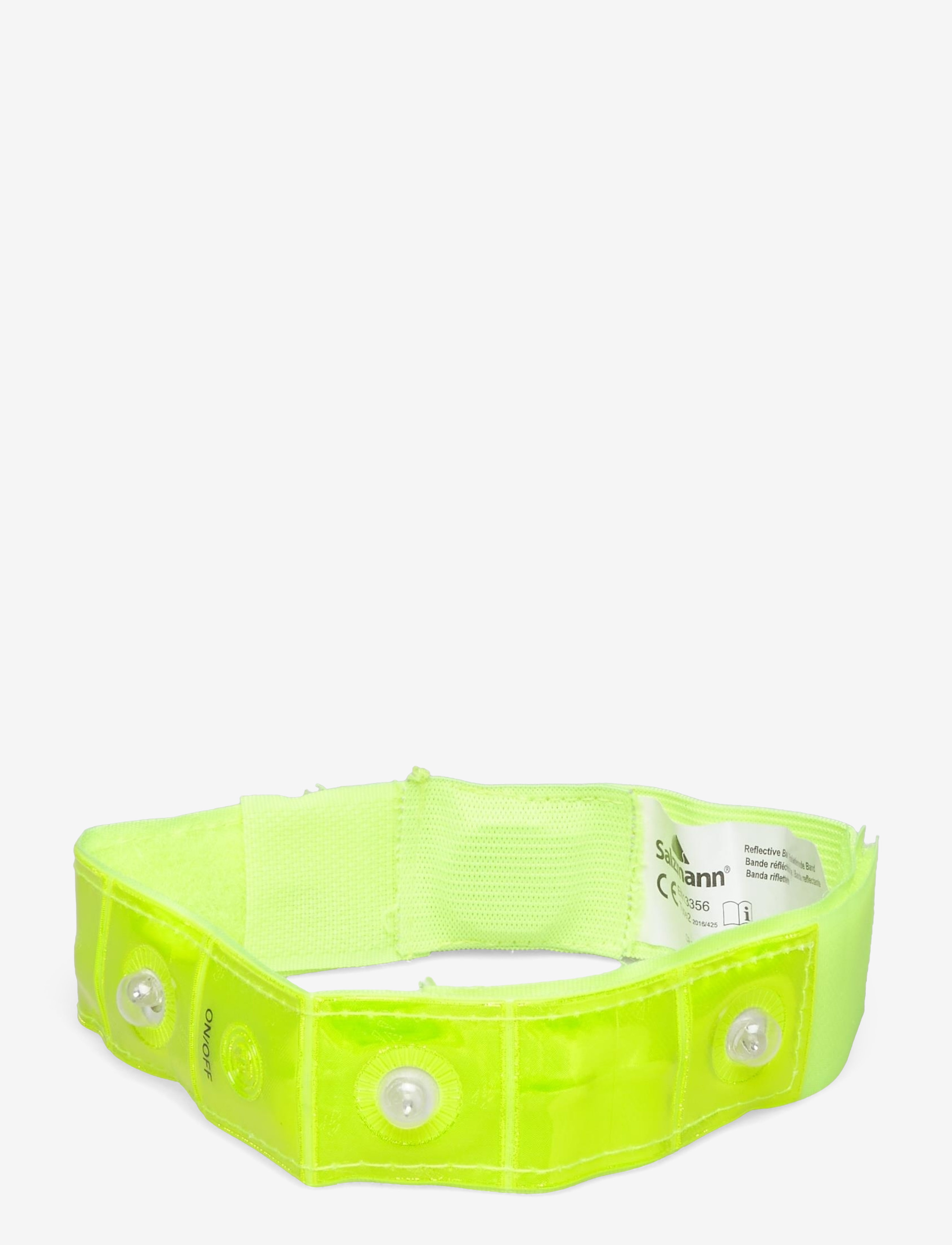 Salzmann Reflective Band With 4 Leds (Salzmann), Mænd, LED Refleksbånd, Gul, Str: ONE SIZE