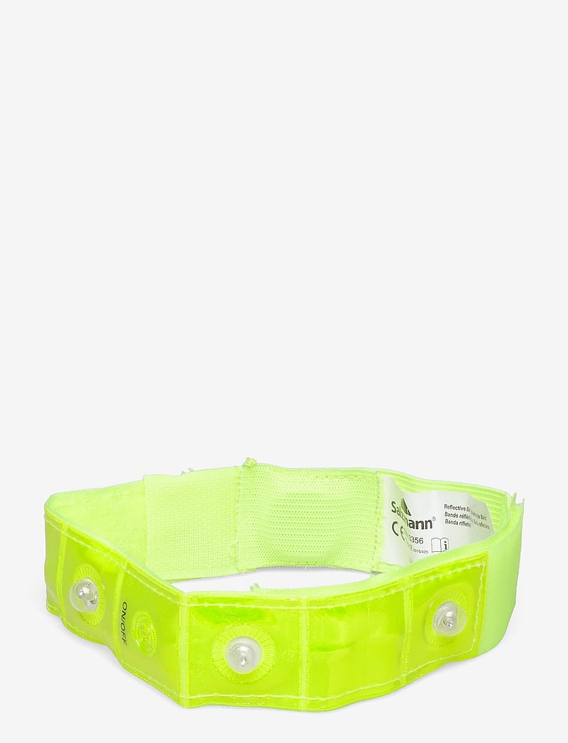 Salzmann - Reflective Band with 4 Leds (Salzmann) - løpeutstyr - safety yellow - 0
