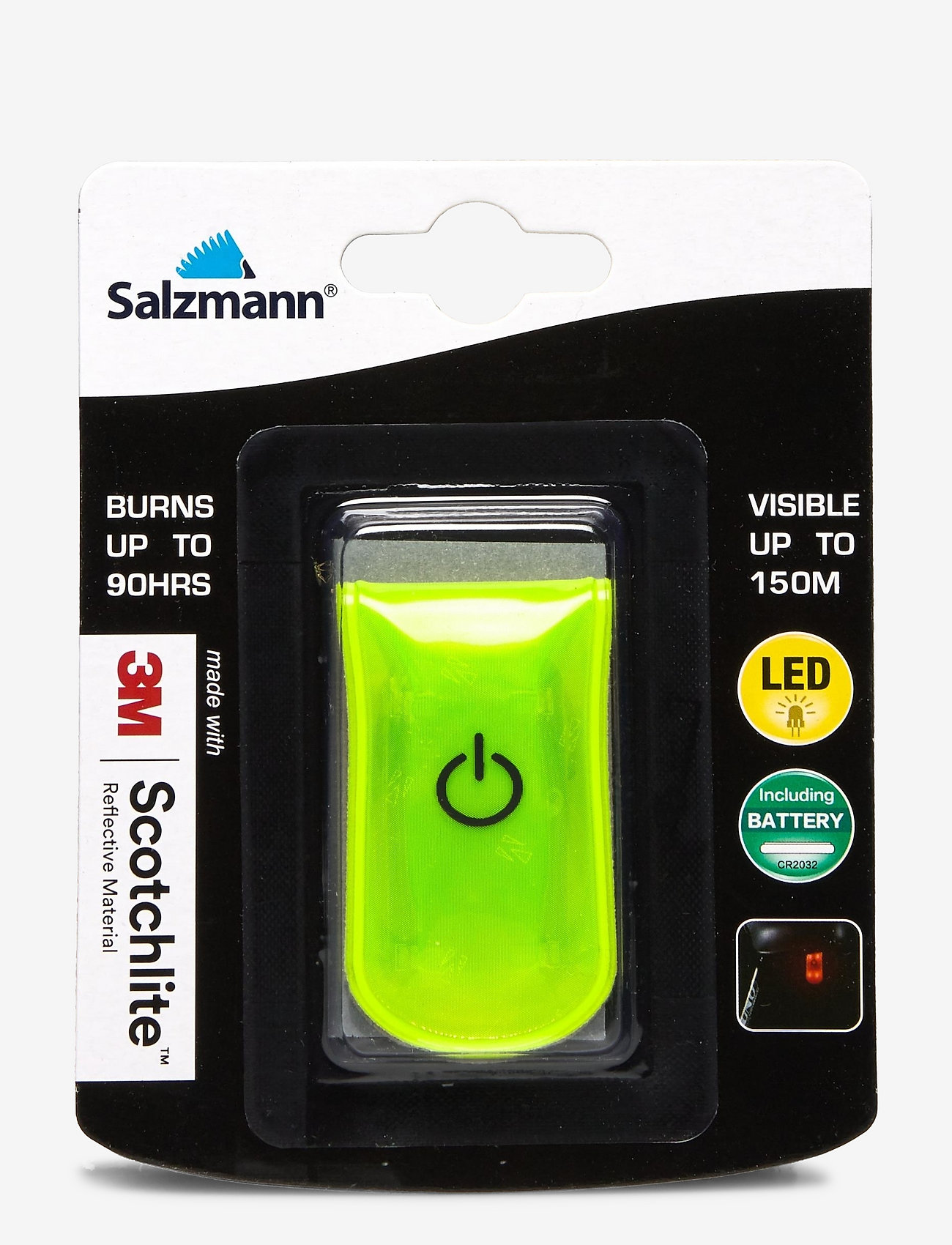Salzmann - Magnetic reflector with 4 Leds (Salzmann) - laufausrüstung - safety yellow - 1