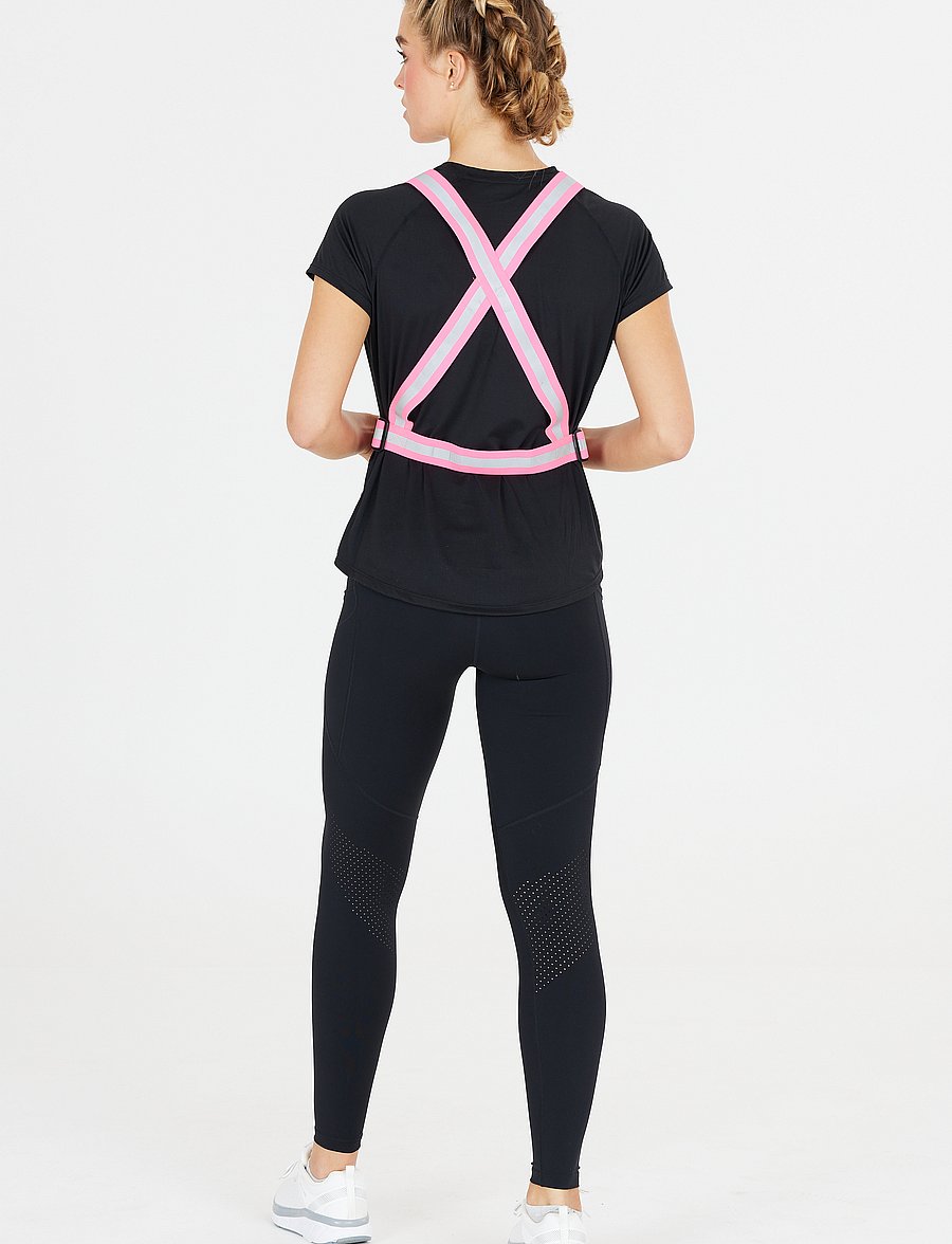 Salzmann - Elasticated Exercise Belt - jooksuvarustus - pink glo - 3