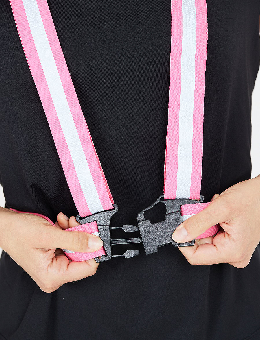 Salzmann - Elasticated Exercise Belt - jooksuvarustus - pink glo - 4