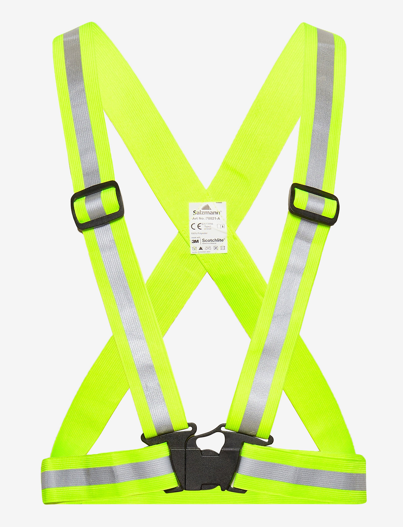 Salzmann - Reflective Cross Belt - cykelutrustning - safety yellow - 0