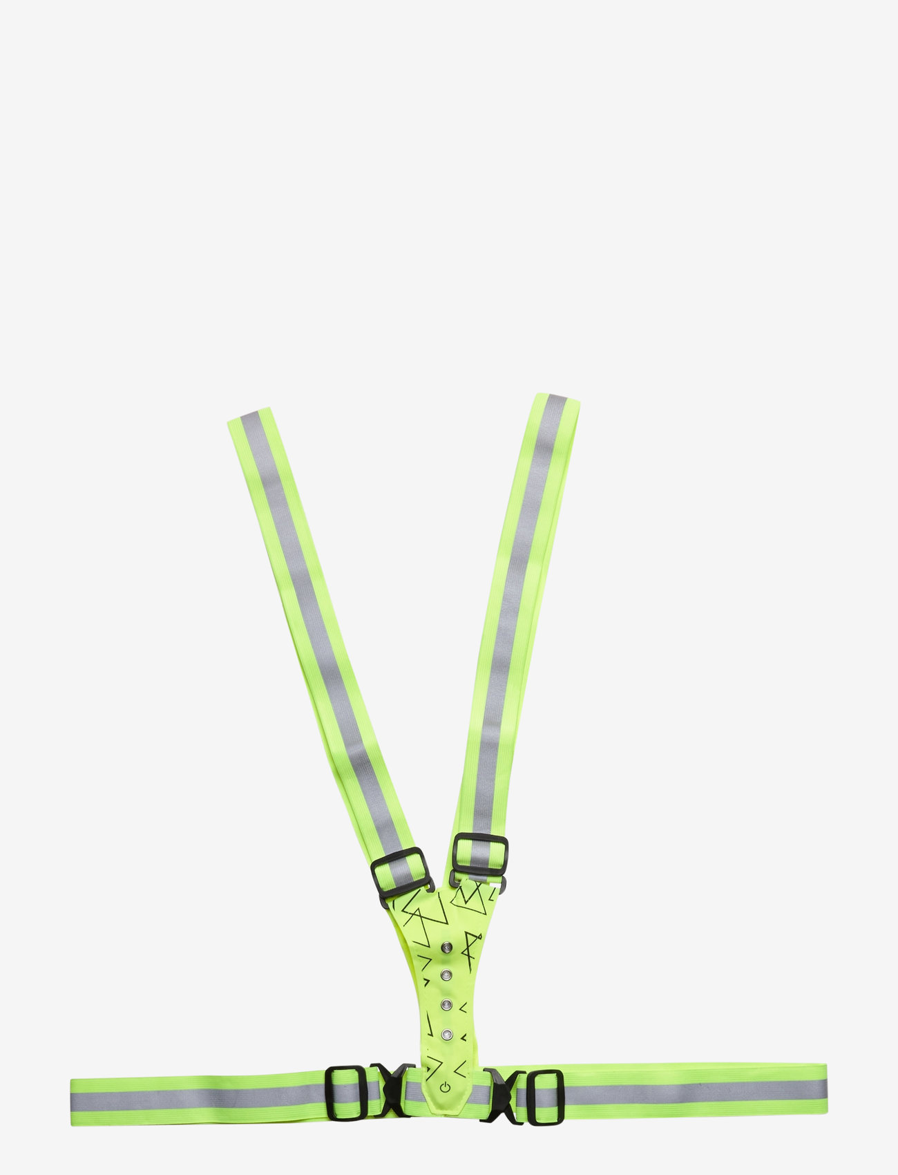 Salzmann - Reflective Cross Belt w/ LED (Salzmann) - laufausrüstung - safety yellow - 1