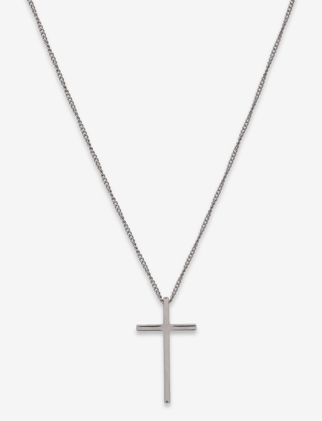 Samie - Samie - Necklace with cross Steel - halskæder - sws - 1