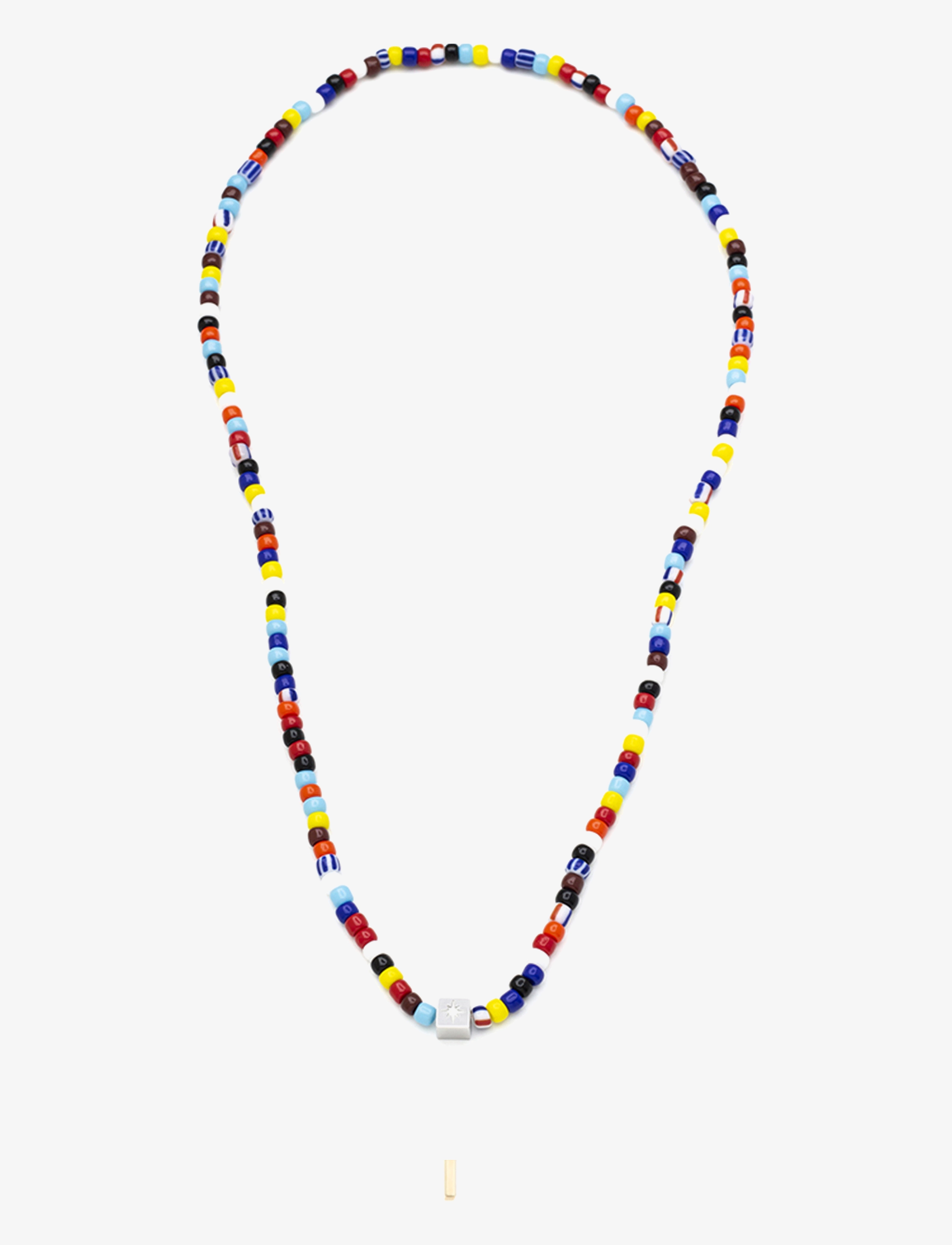 SAMIE Samie - Kette With Colored Pearls Patterned - One Size - Herren