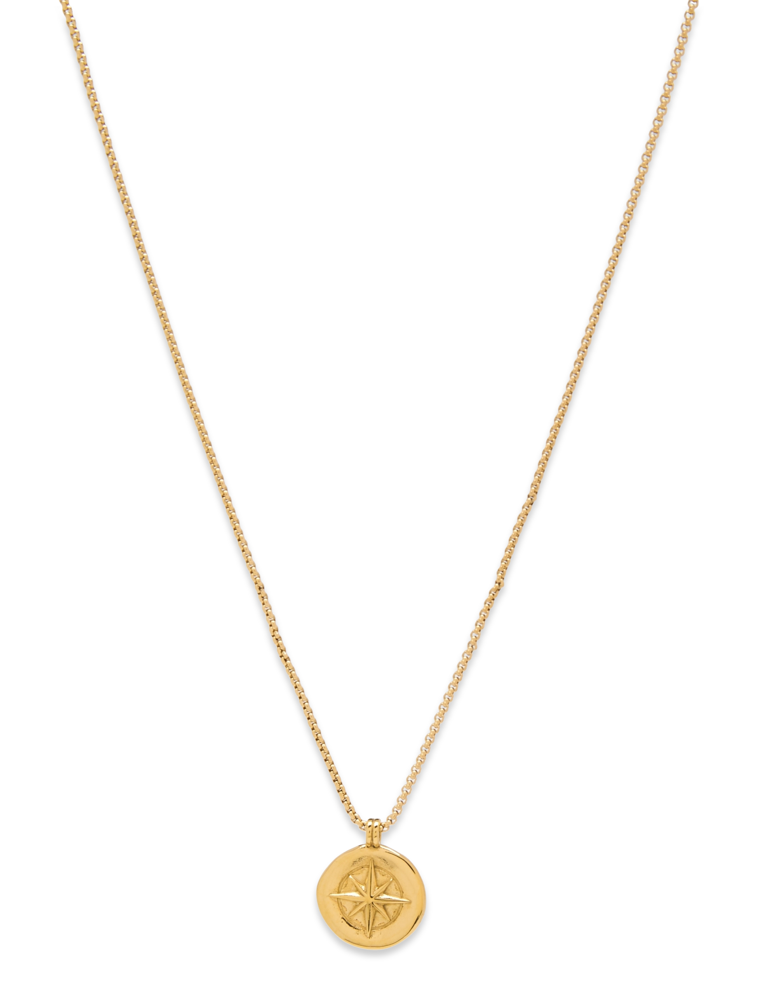 SAMIE Compass Kette Gold - One Size - Herren