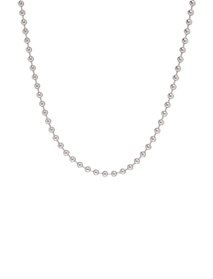 Samie - Bead - Necklace Steel - kaelakeed - sws - 0
