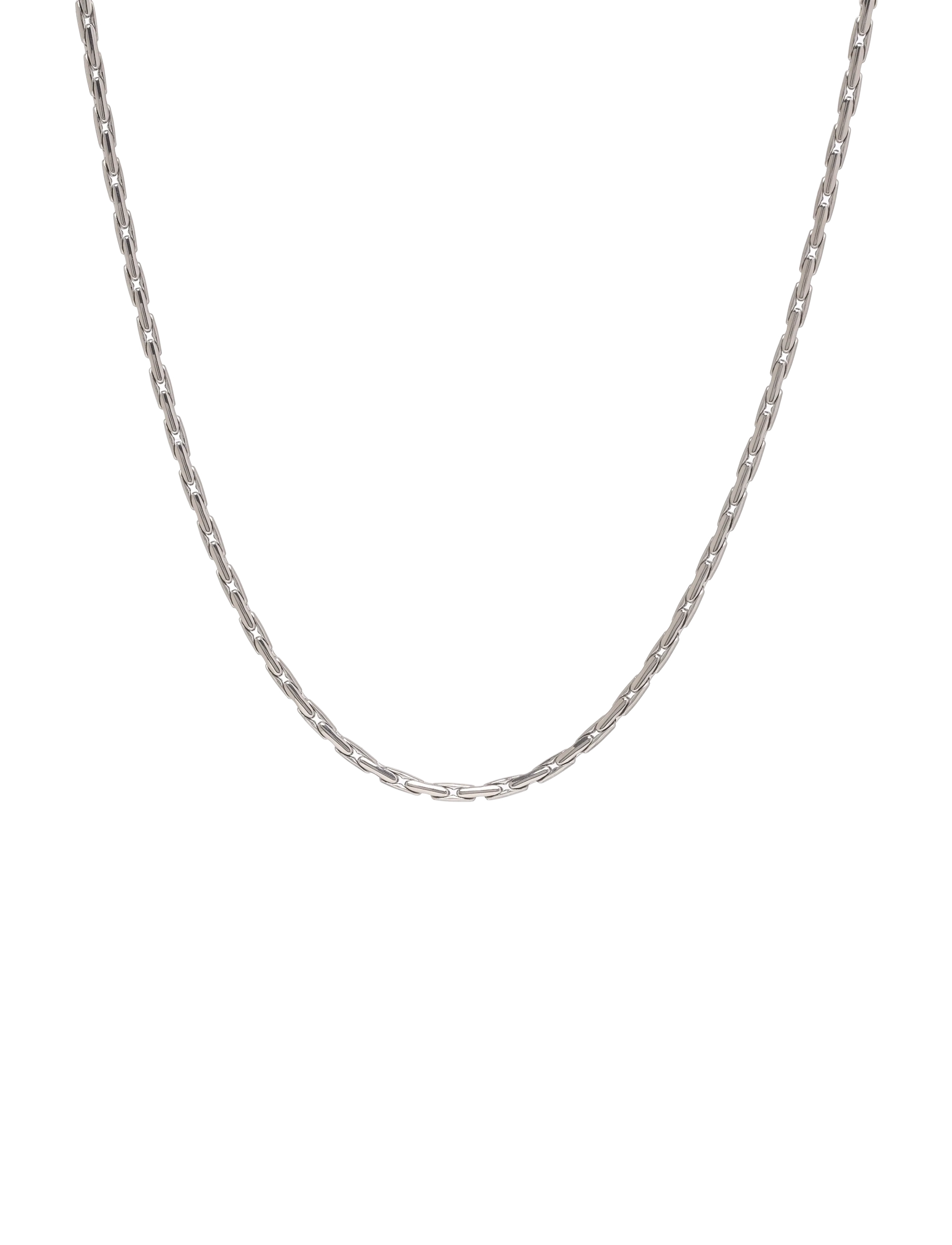 Samie Oscar Necklace Steel, One Size, Jewellery, Silber - Necklaces, Männerswear