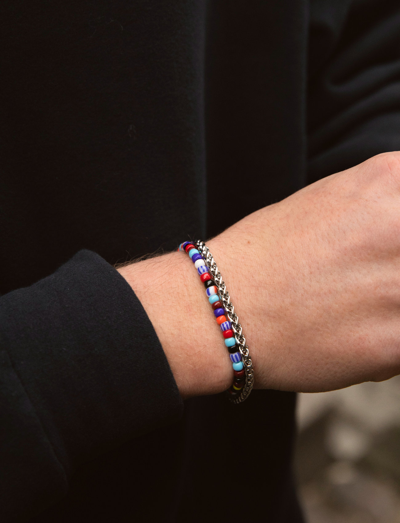 Samie - Samie - Bracelet with colored pearls - helmirannekorut - sws - 1