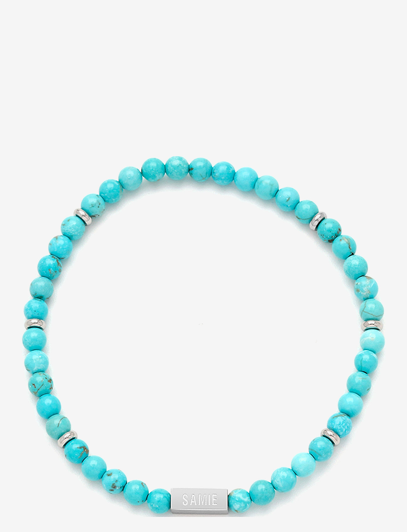 Samie - Matheo - Bracelet with turquoise beads - die niedrigsten preise - swsturquoise - 0