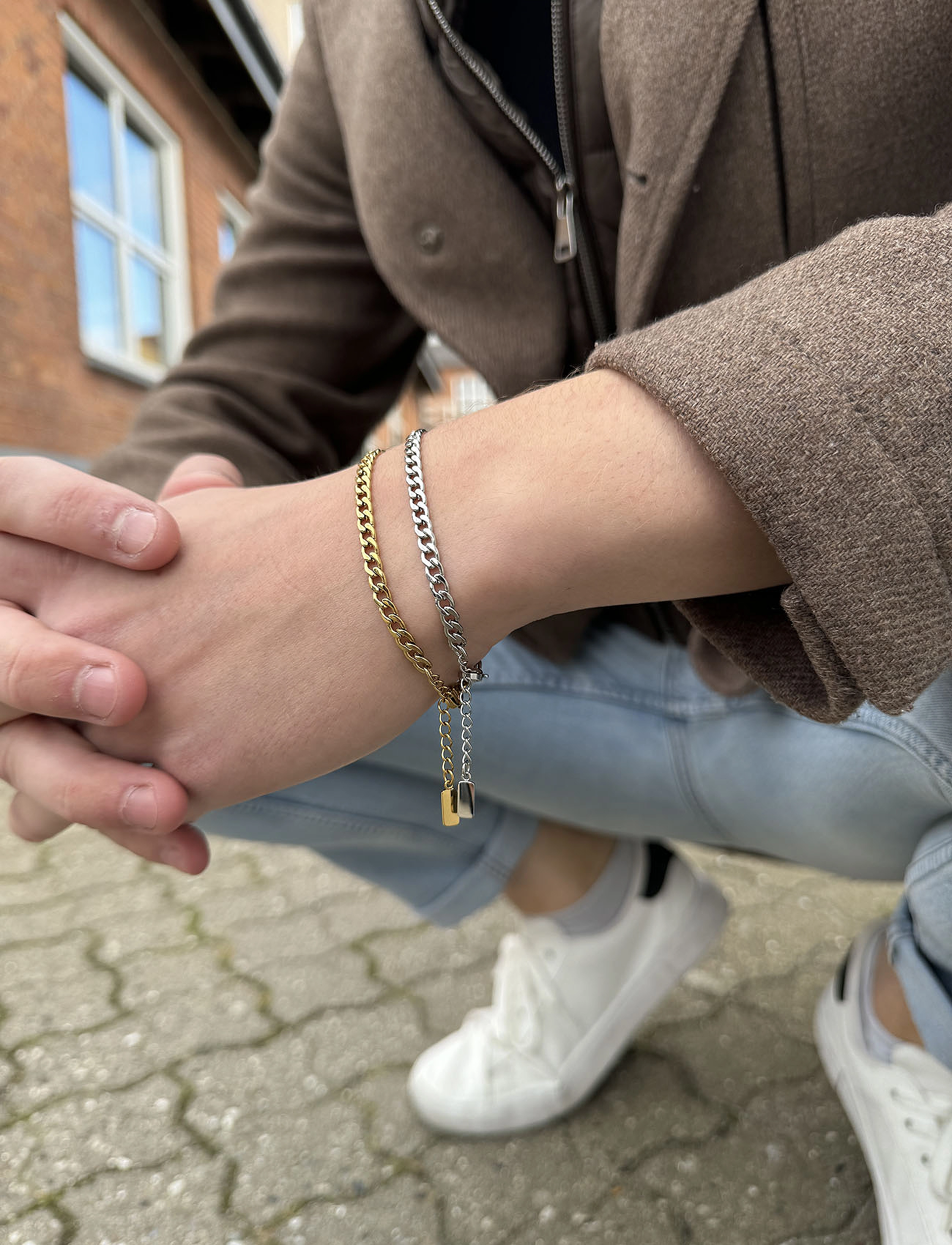 Samie Basic Chain Bracelet, One Size, Jewellery, Gold - Bracelets, Männerswear