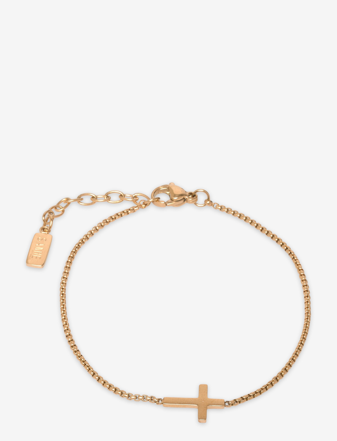 Samie - Cross - Bracelet Gold-plated Steel - armbänder - gs - 0