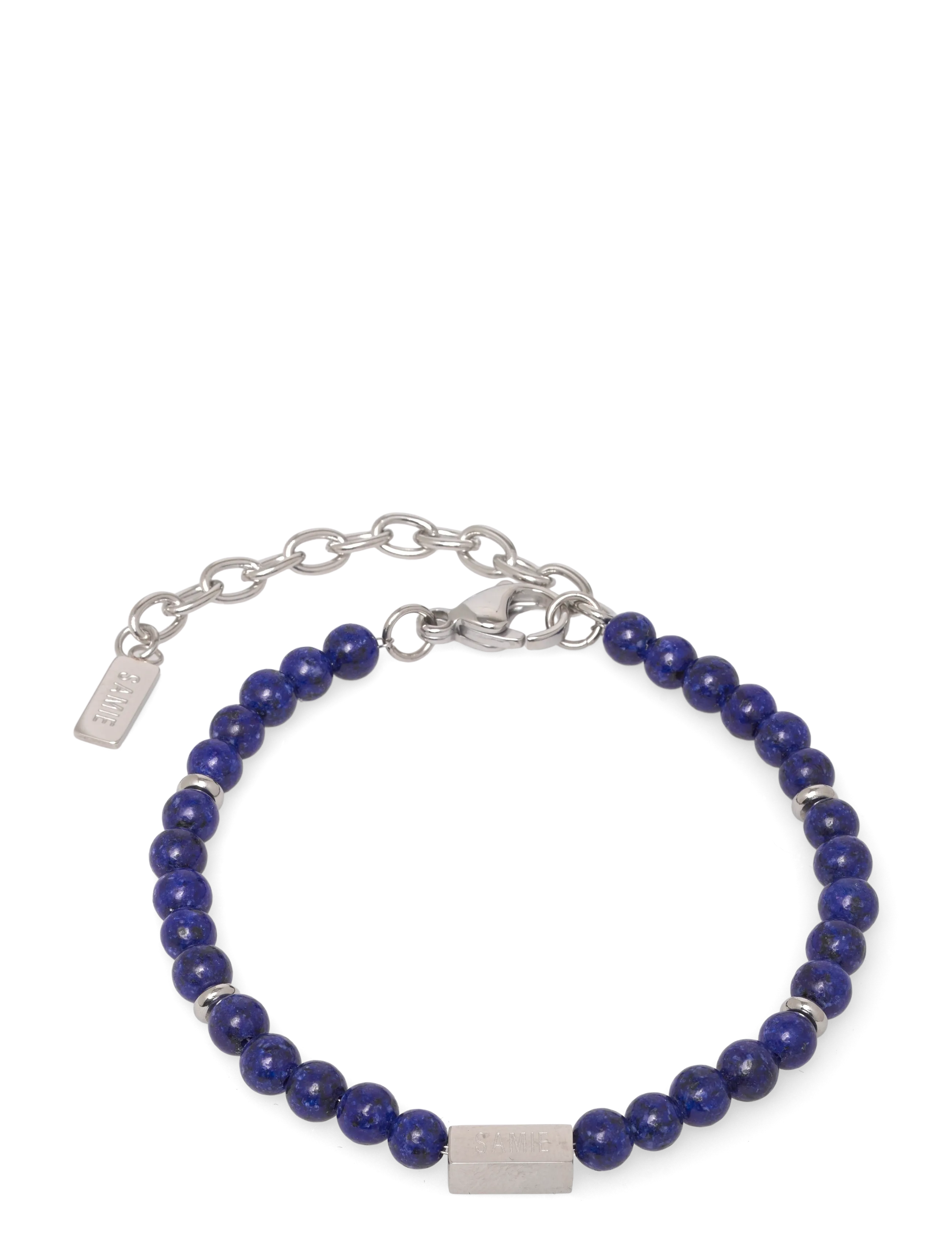 Samie Neo Bracelet With Blue Pearls, One Size, Jewellery, Blau - Bracelets, Männerswear