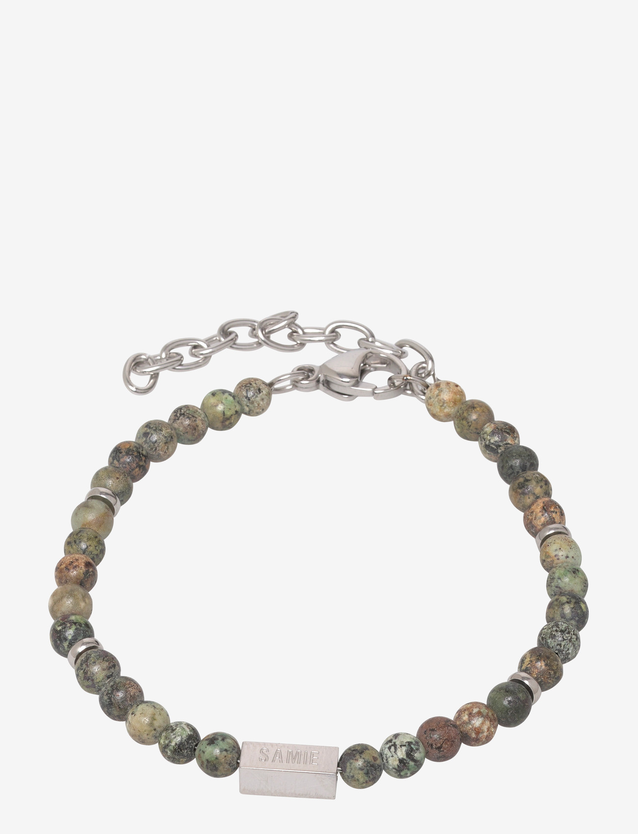 Samie - Neo - Bracelet with green pearls - armbånd - sws - 0