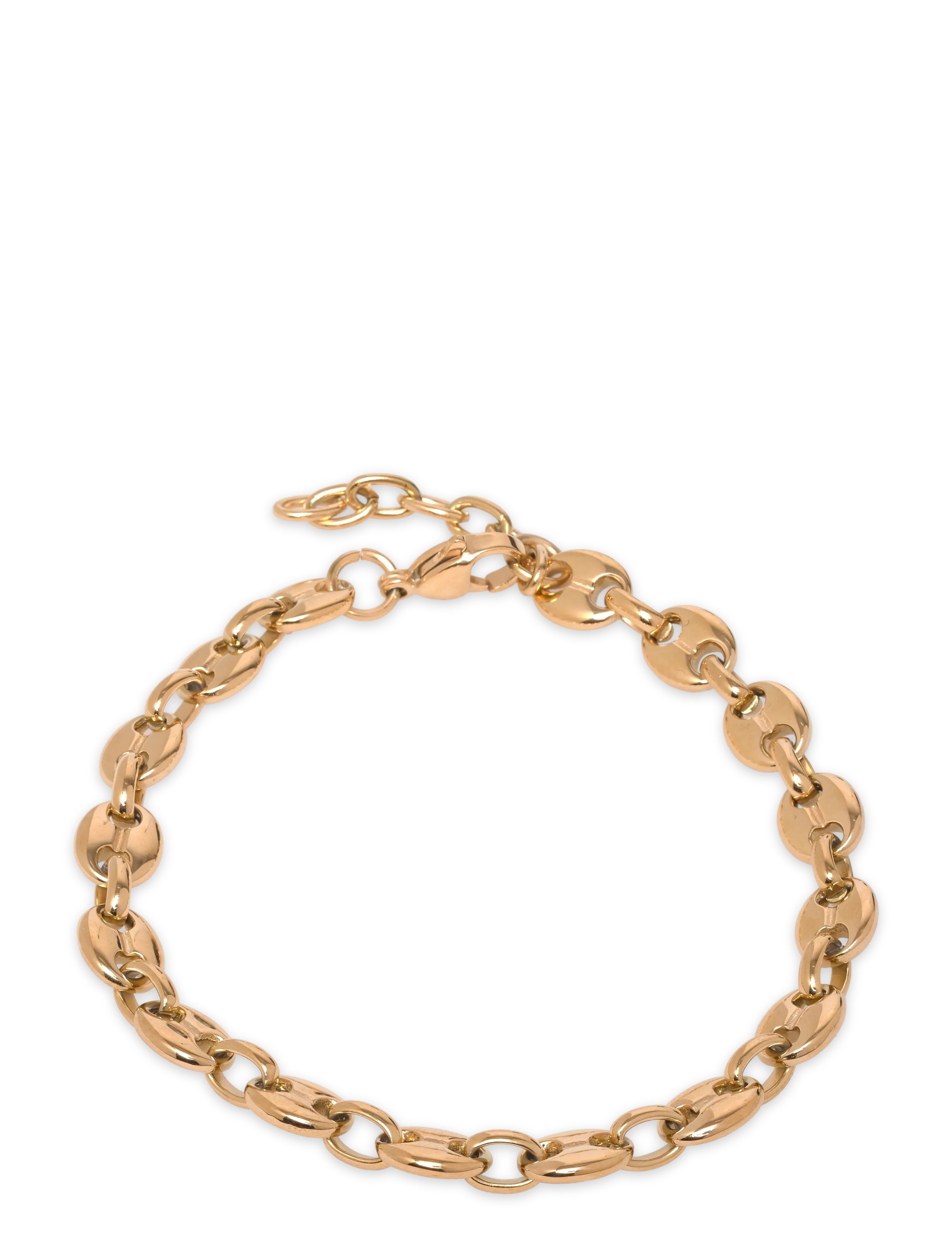 Samie Oscar Bracelet Gold-Plated Steel, Puffet Led Armbånd, Guld, Str: ONE SIZE
