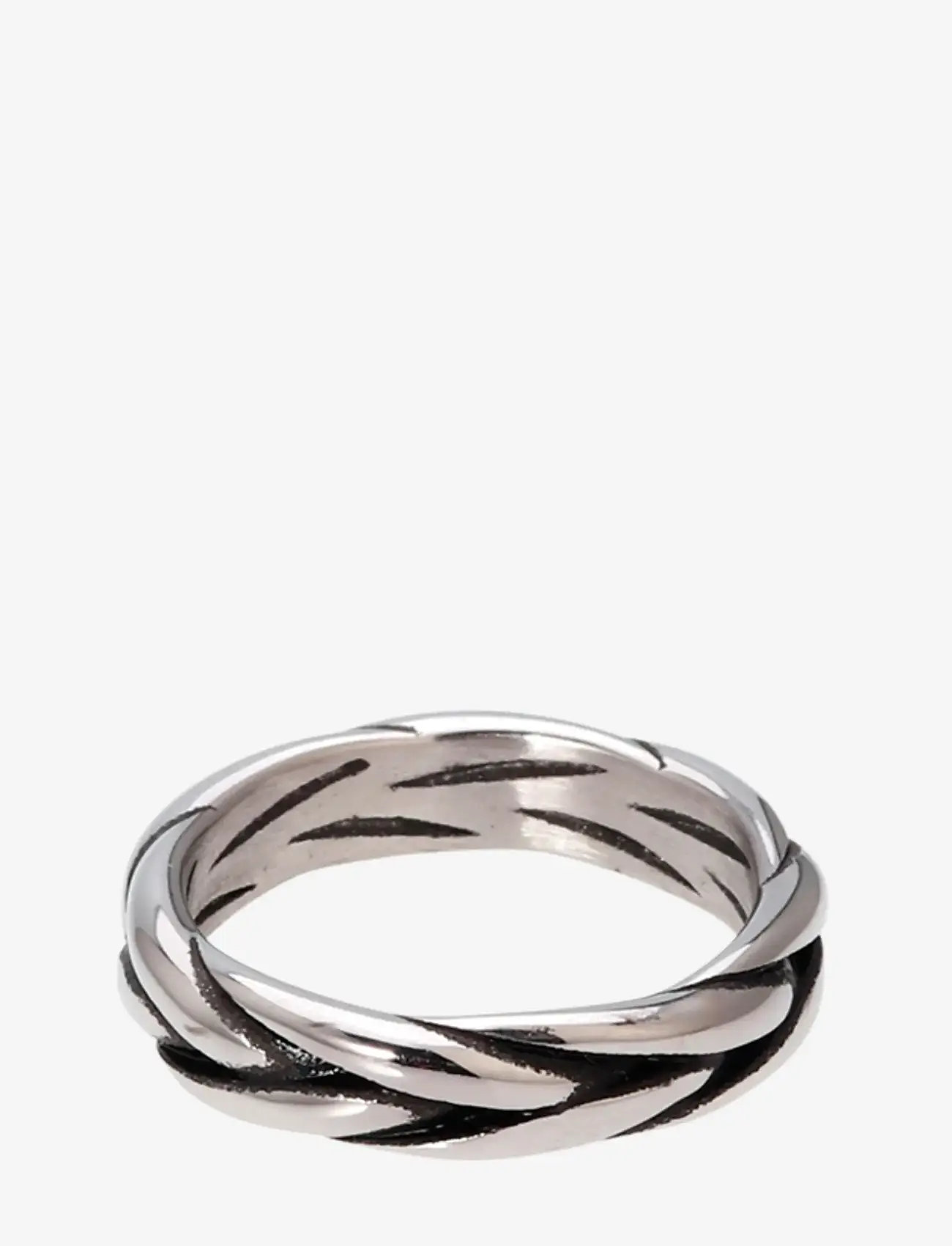 Samie - Rope - Twisted Steel ring - laveste priser - sos - 0