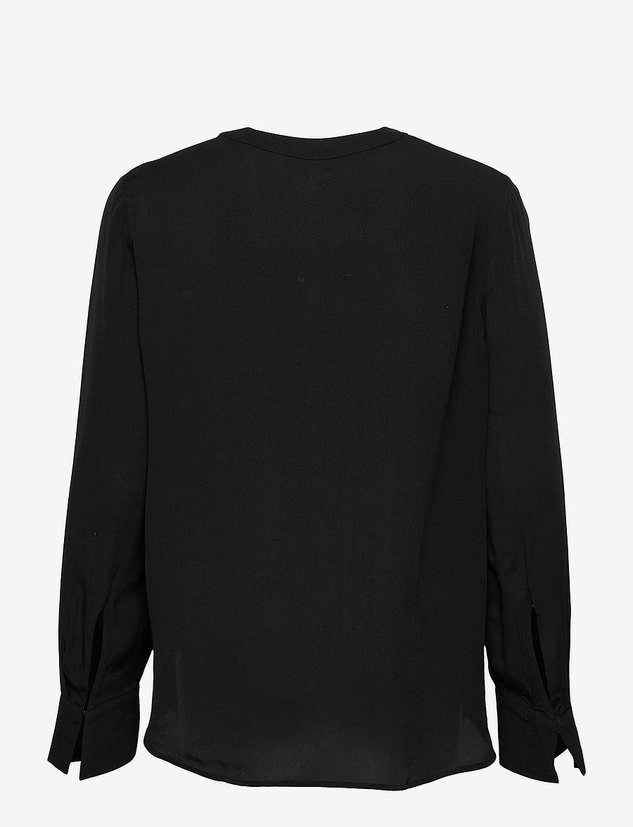 Samsøe Samsøe - Hamilla blouse 8083 - langärmelige blusen - black - 1